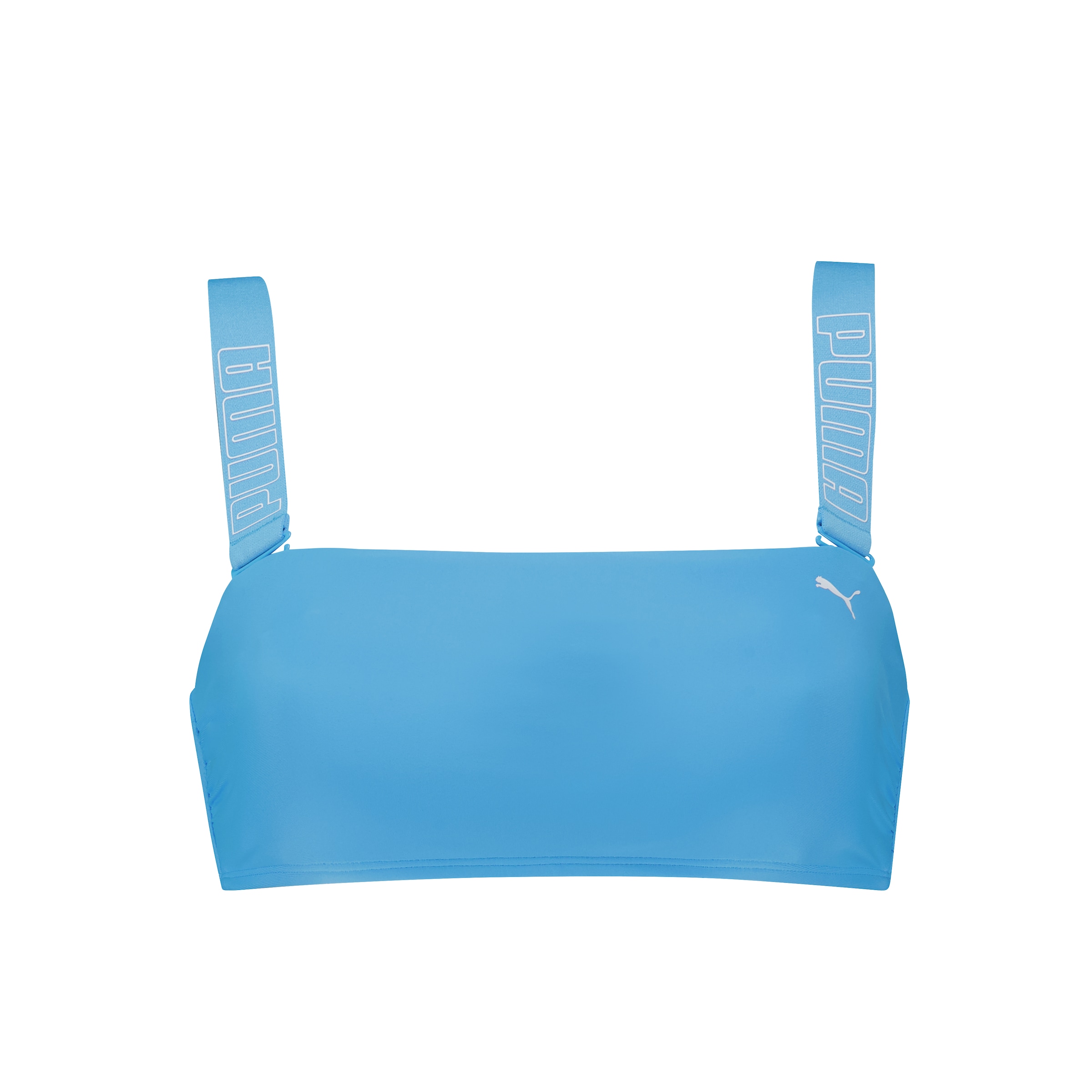 PUMA Bandeau-Bikini-Top »PUMA SWIM WOMEN BANDEAU TOP« breite, verstellbare Träger mit Logoschriftzug