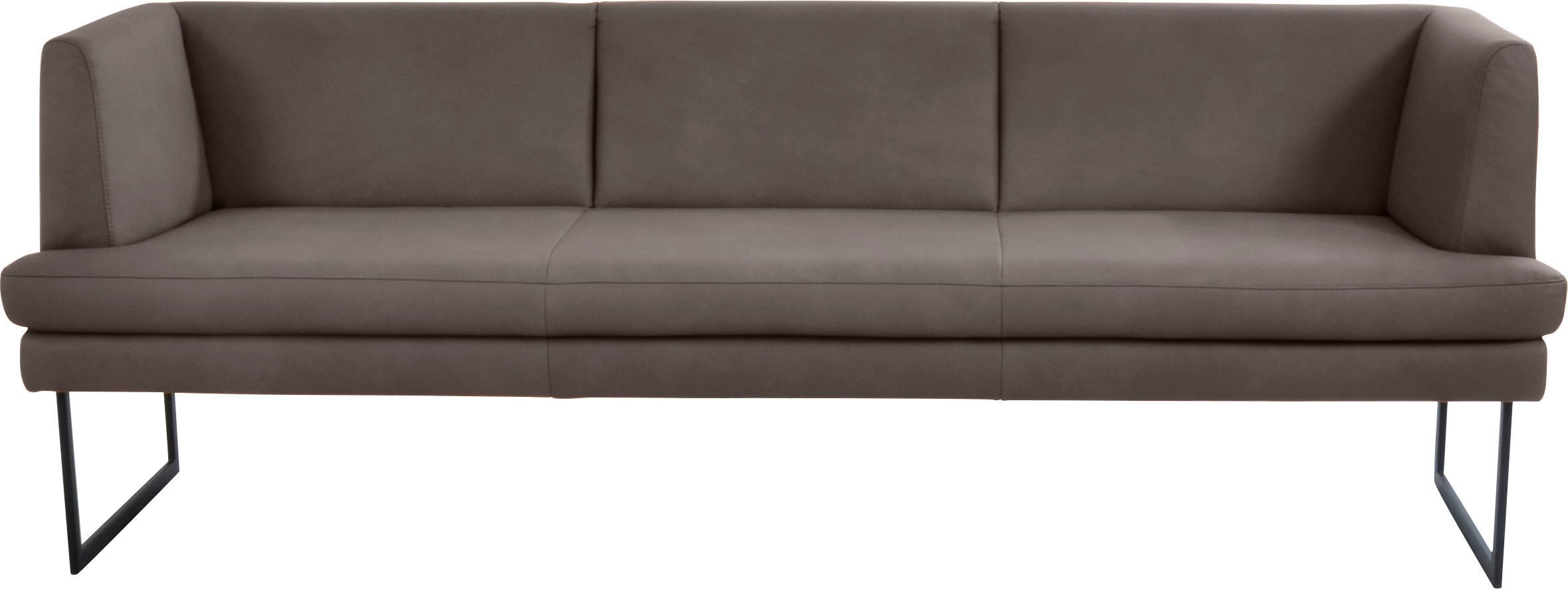 K+W Komfort & Wohnen "Cube" Hammerkissenoptik, 2 Breiten, Metallkufe schwarz