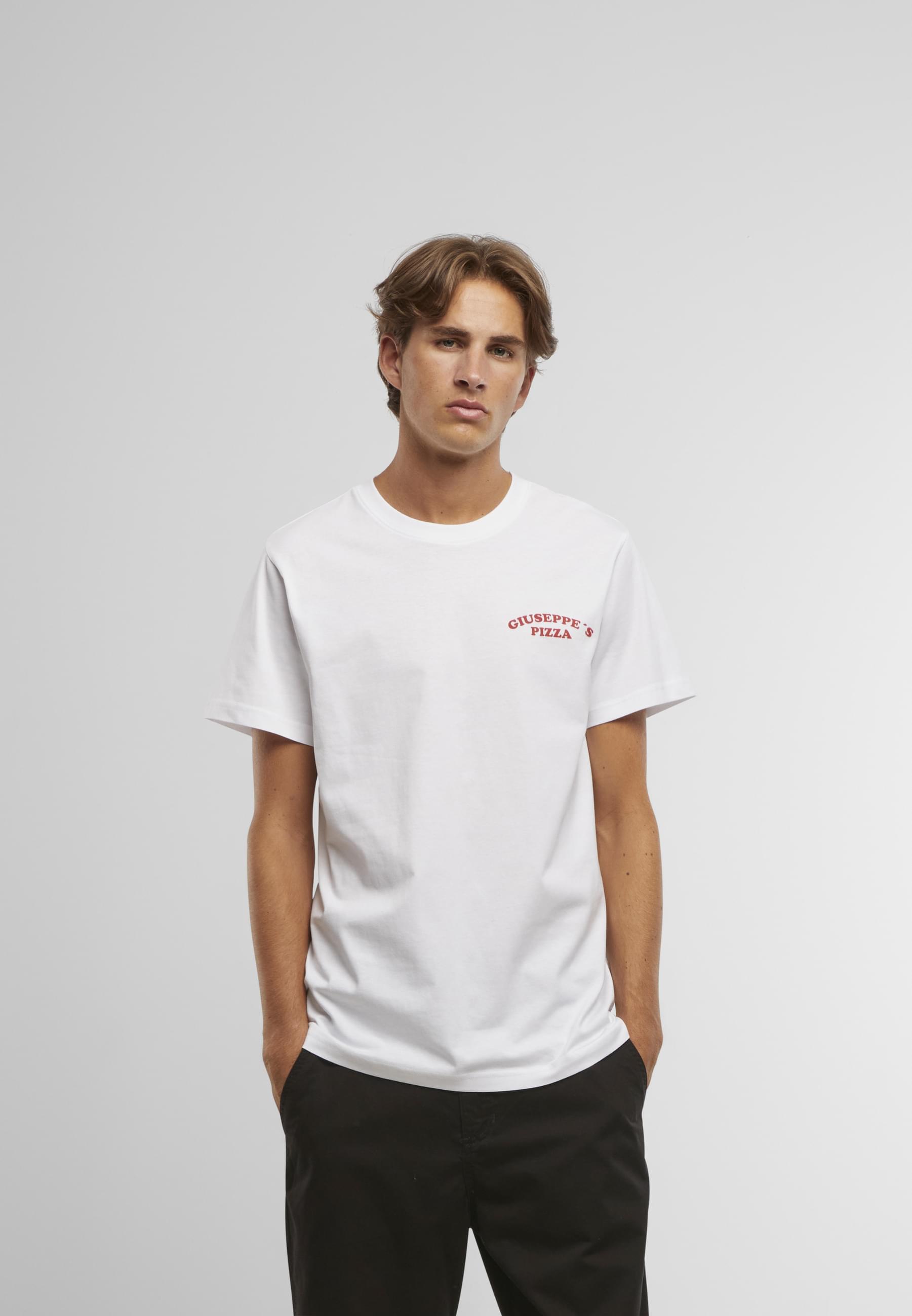 Thumbnail - MisterTee Kurzarmshirt "MisterTee Herren Giuseppes Pizzeria Tee", (1 tlg.)