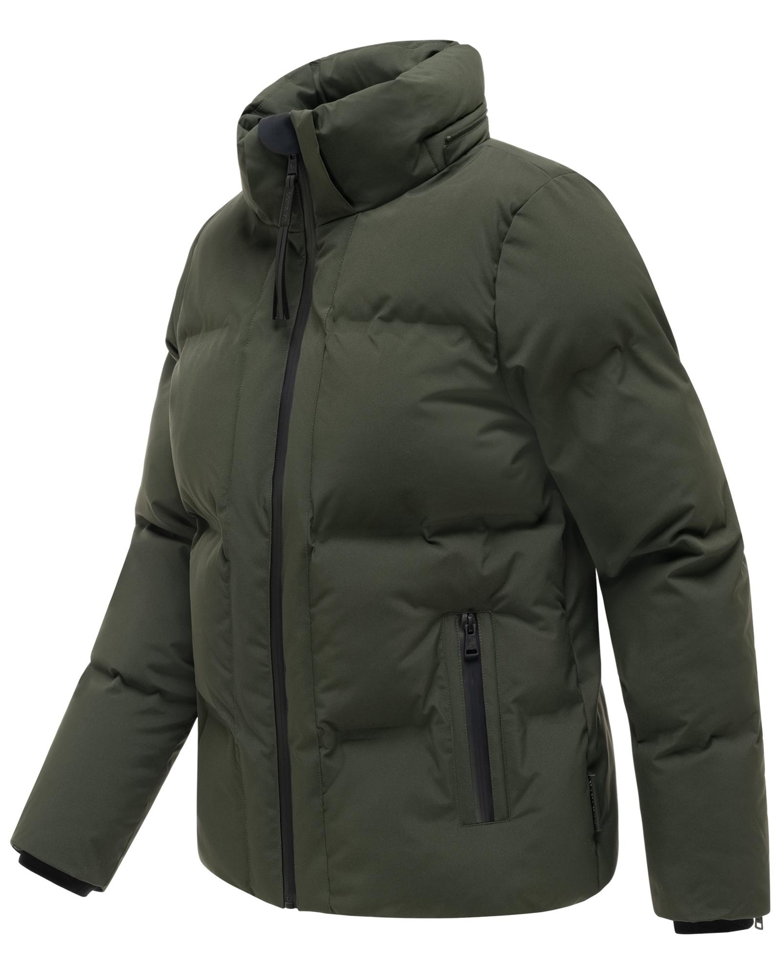 Navahoo Outdoorjacke »Wolkentanz XIV« mit Kapuze Kurze Damen Steppjacke mit abnehmbarer Kapuze