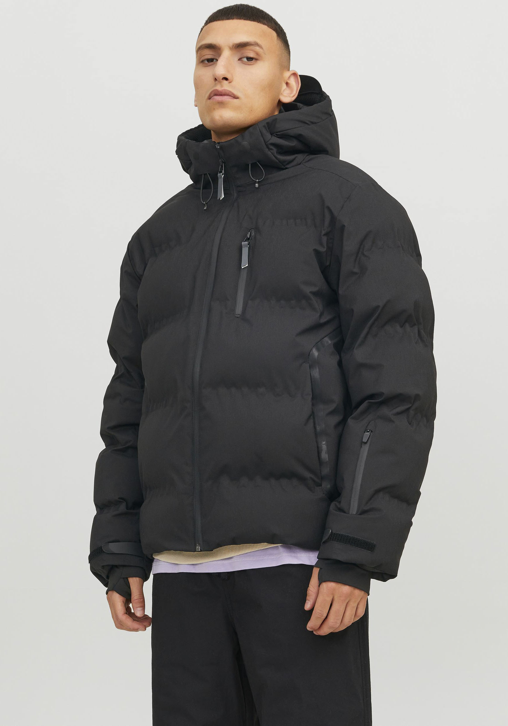 Steppjacke »JCOSWEEP PUFFER SN«, mit Kapuze