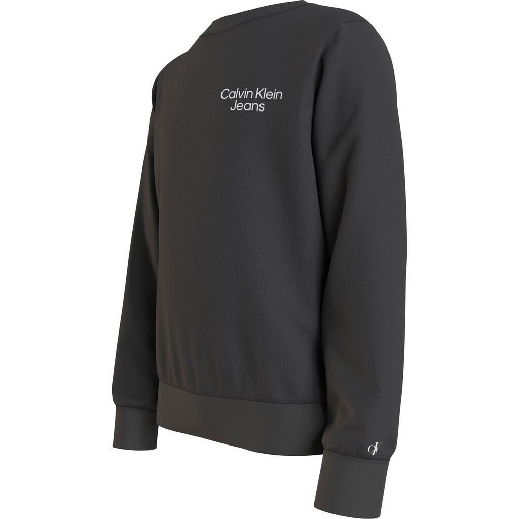 Calvin Klein Jeans Sweatshirt »CKJ STACK LOGO SWEATSHIRT«