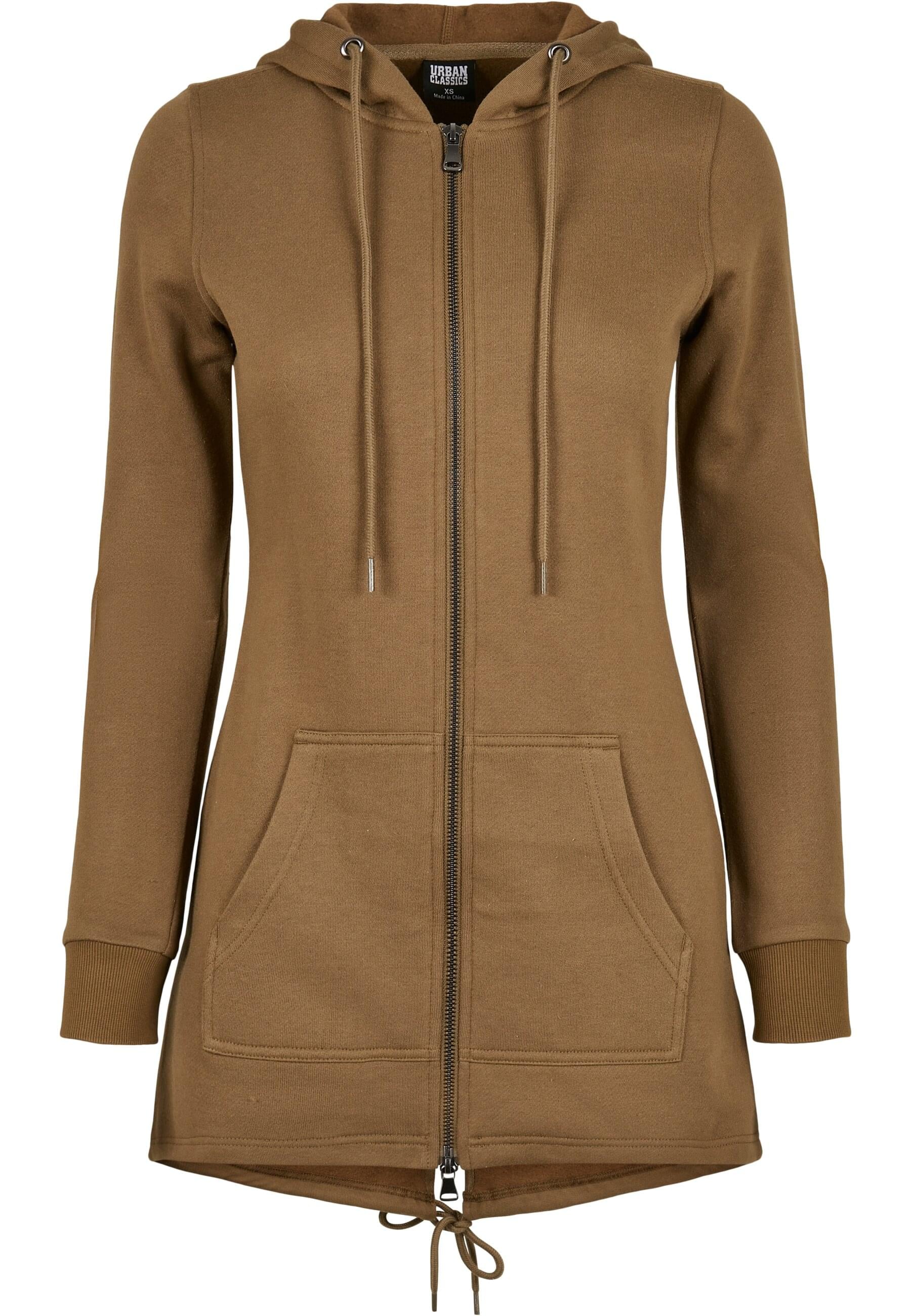 URBAN CLASSICS Sweatjacke "Urban Classics Damen Ladies Sweat" 1 Stk. tlg. günstig online kaufen