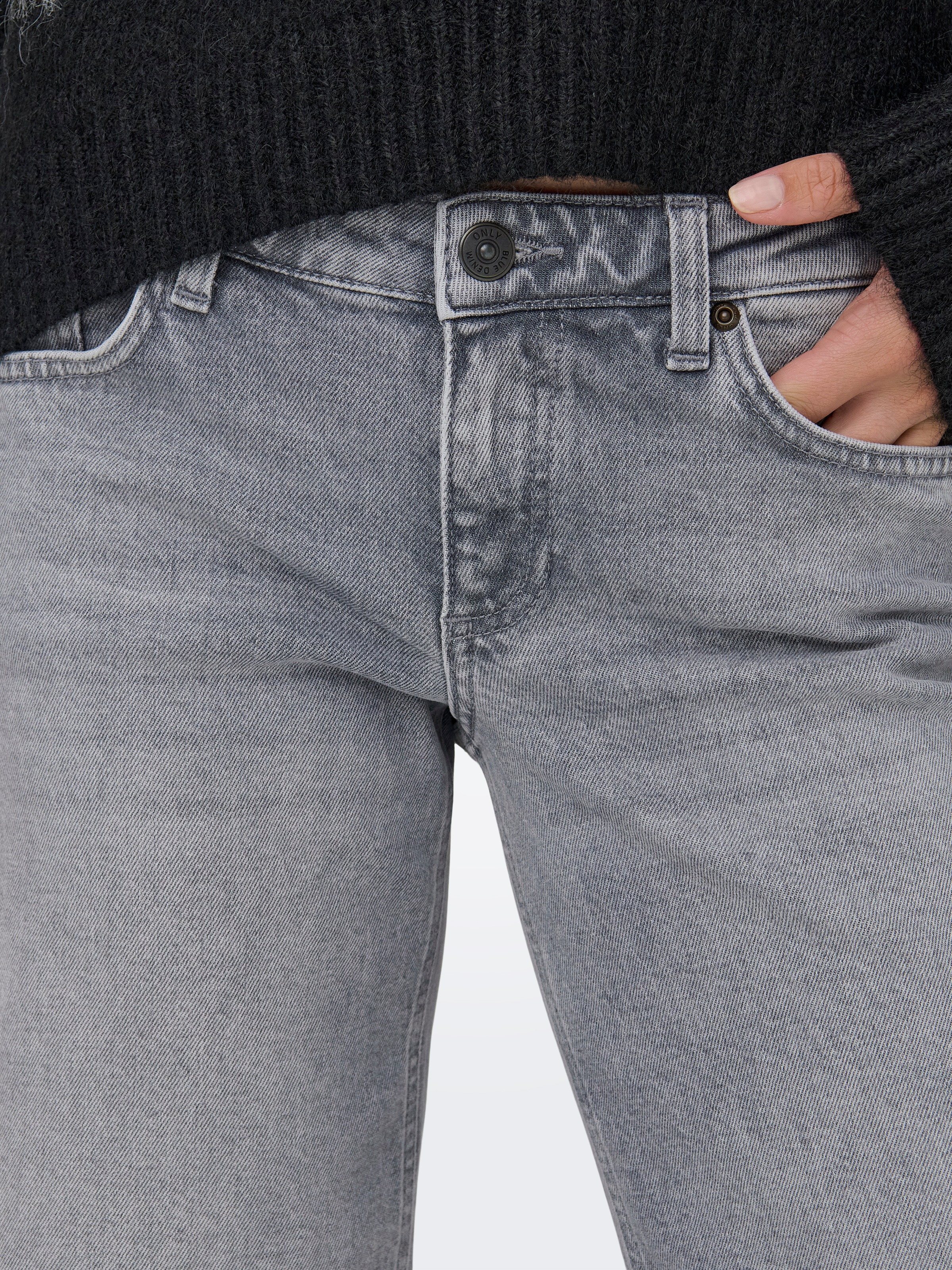 Thumbnail - ONLY Low-rise-Jeans "ONLJUICY LW WIDE LEG DNM REA707 NOOS" Baumwollmischung, low waist, wide fit