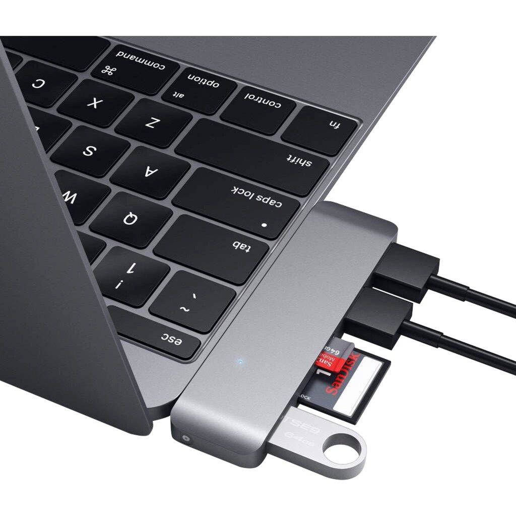 Satechi Adapter »Type-C USB 3.0 3-In-1 Combo Hub«