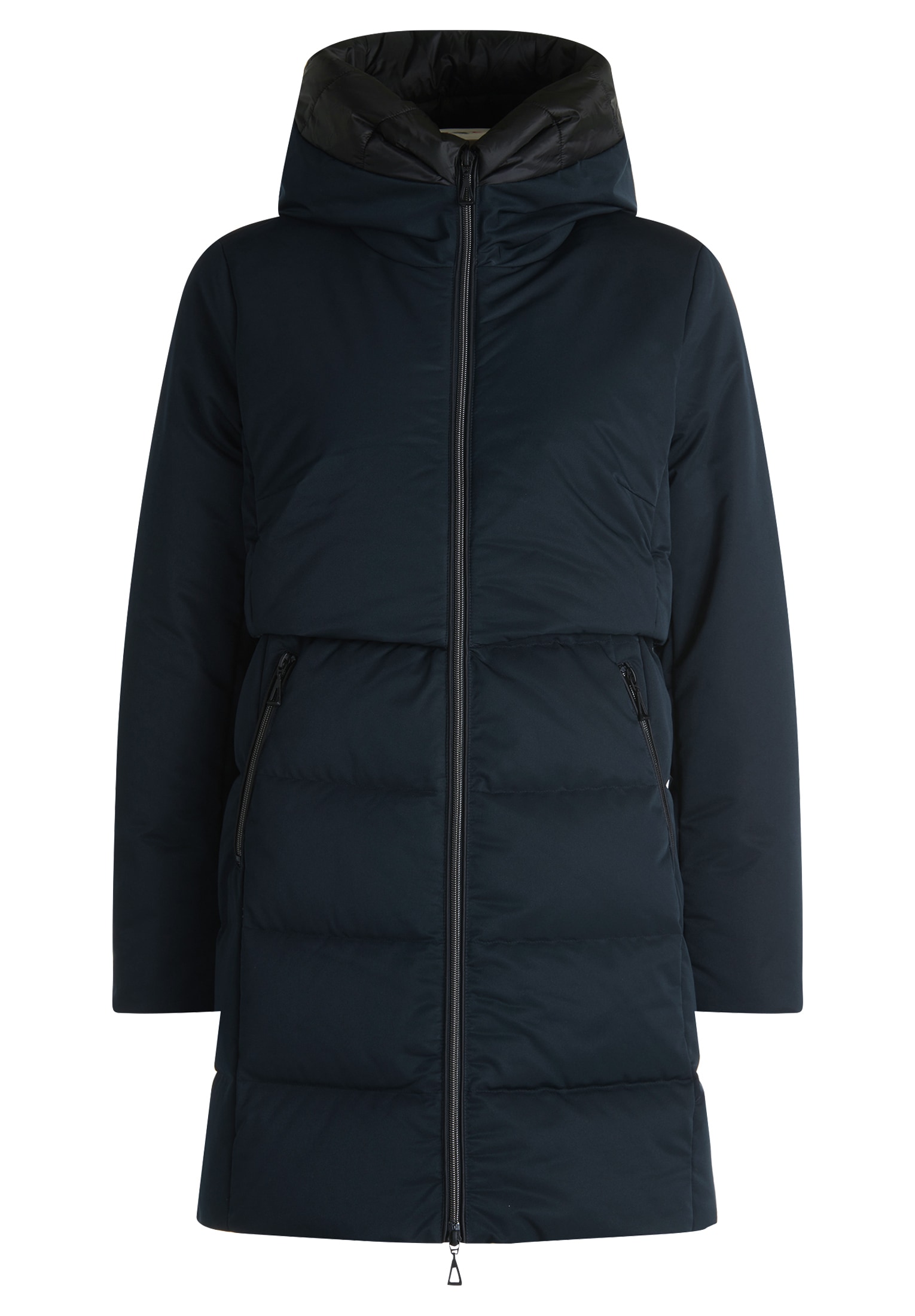 Amber & June Winterjacke »Amber & June Damen Wintermantel mit Kapuze«, mit Kapuze