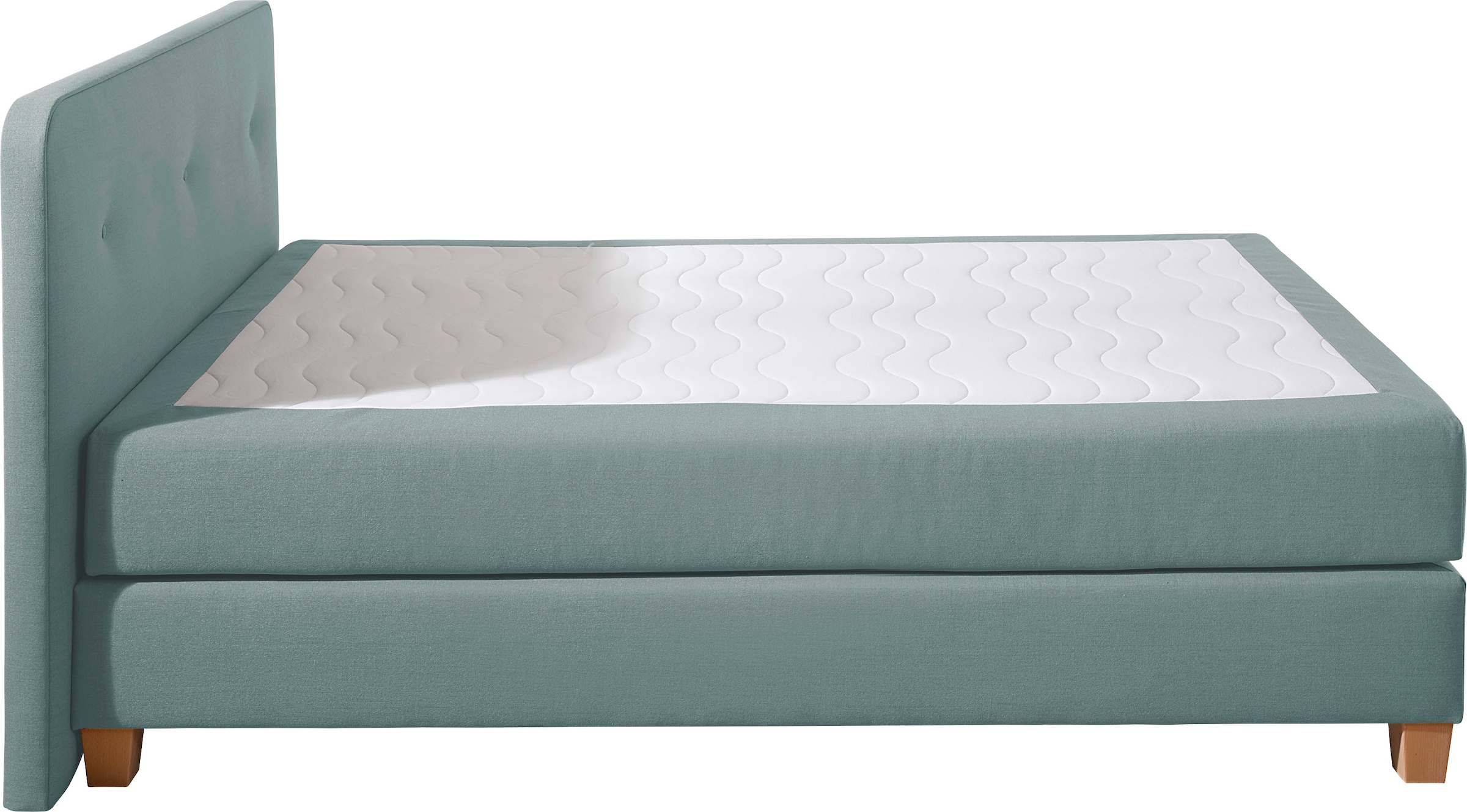 Home affaire Boxspringbett »Fargo«, inkl. Topper, in 3 Matratzenarten, in Samt- oder Strukturstoff