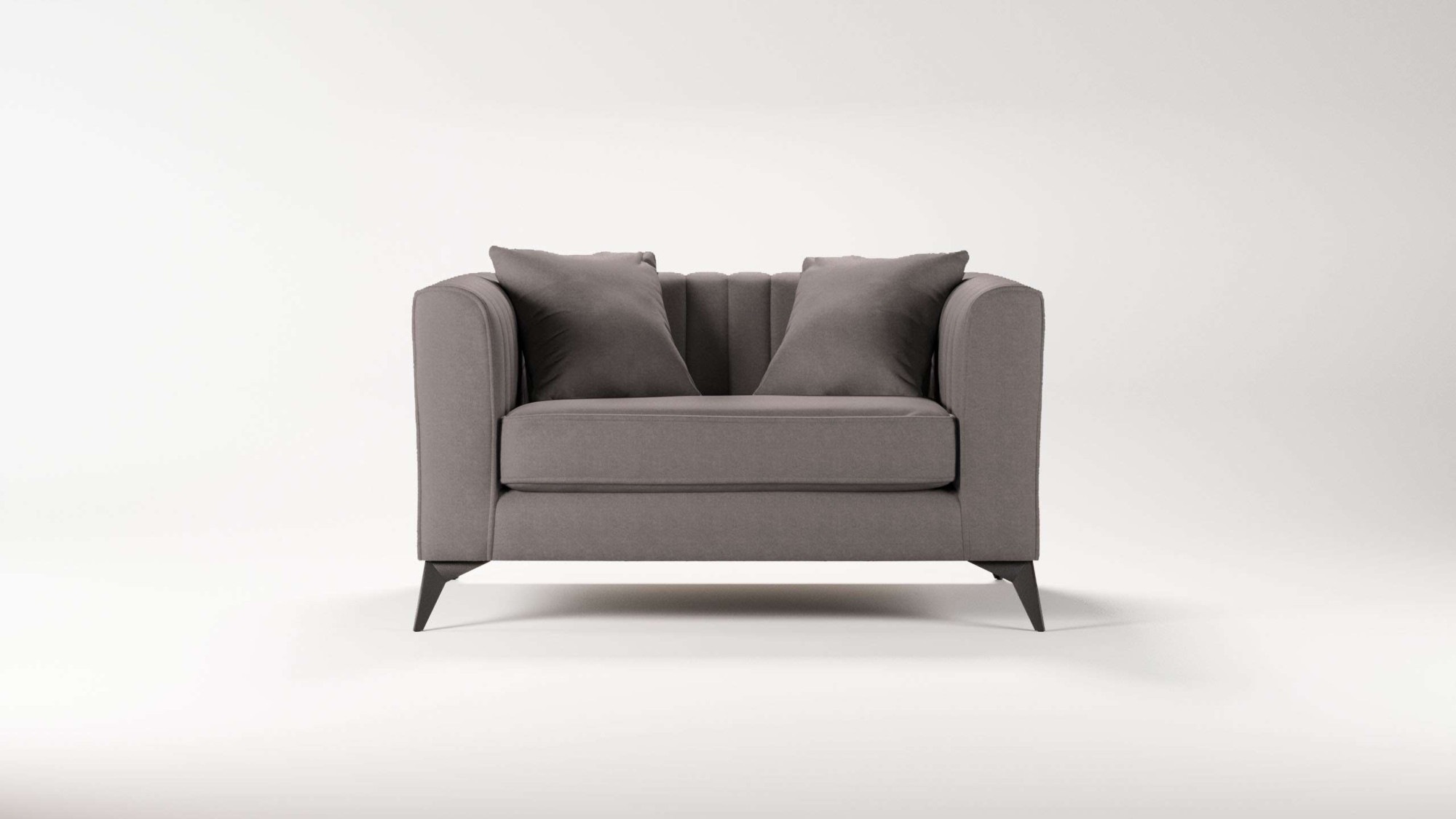 Places of Style Loveseat "MATTHEW Loungesessel, Maße B/T/H: 130/86/74 cm", günstig online kaufen