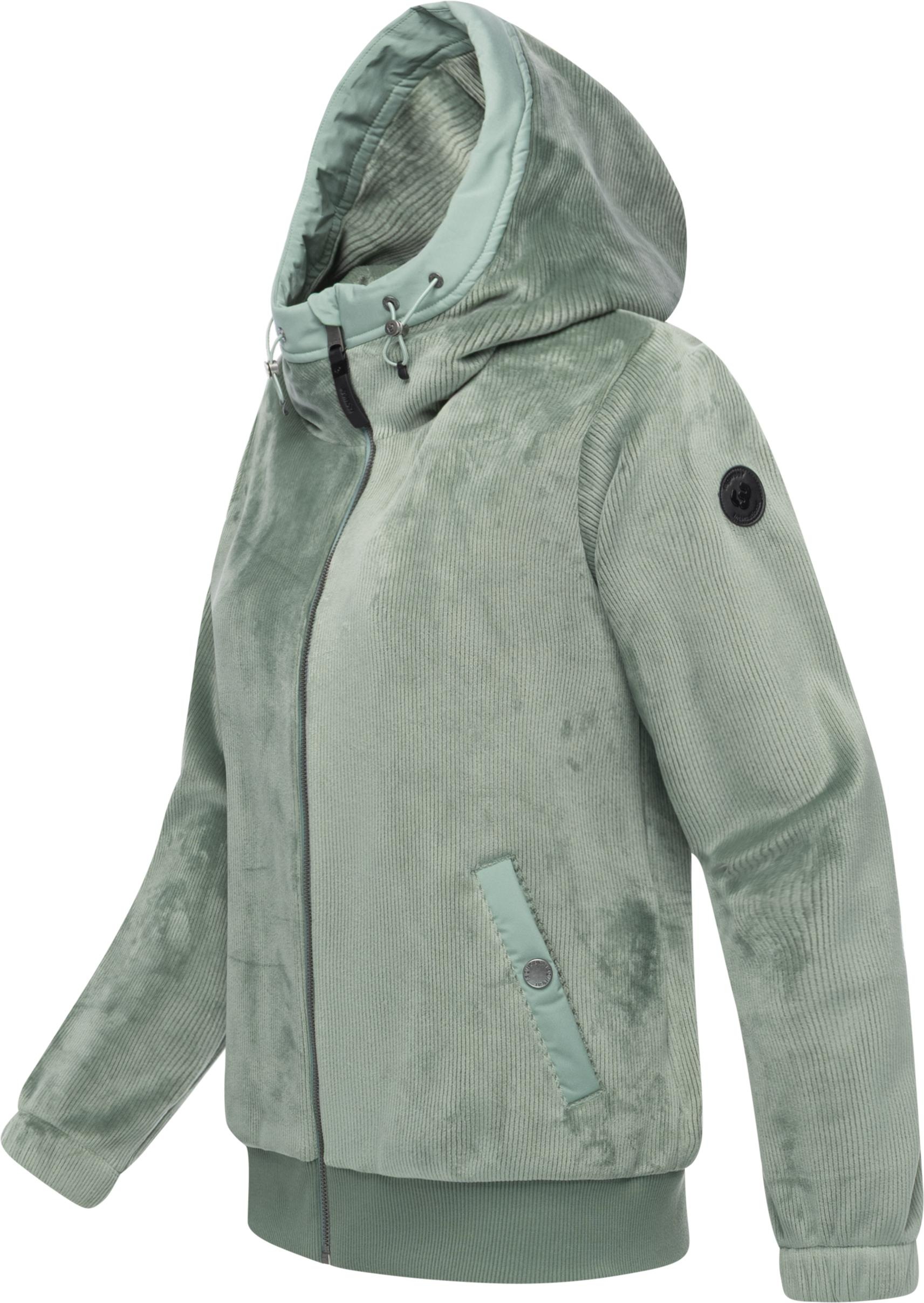 Ragwear Fleecejacke "Cousy Short Bonded" mitKapuze Übergangsjacke mit kusch günstig online kaufen