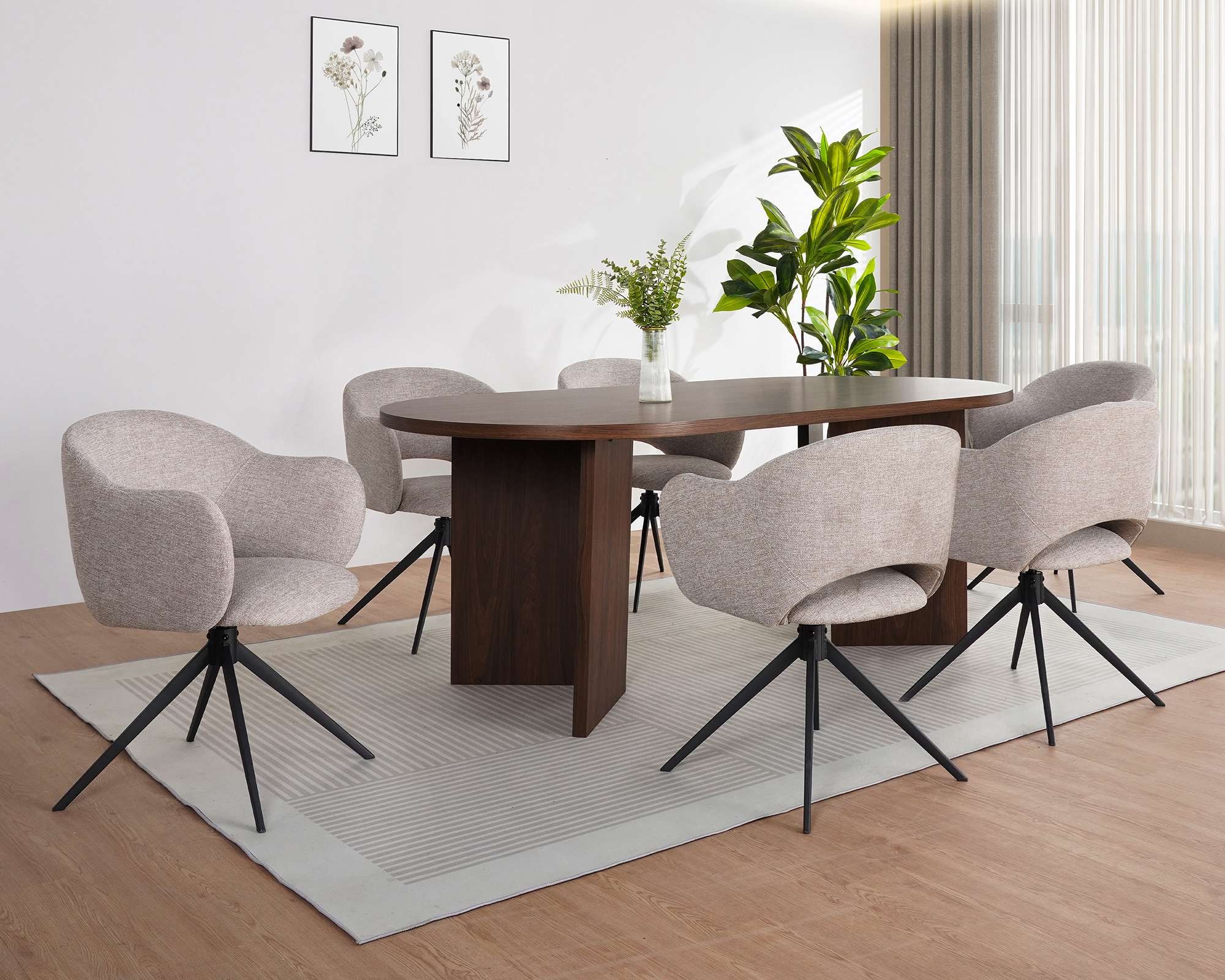 OTTO home Esstisch "Callii" Walnussoptik günstig online kaufen