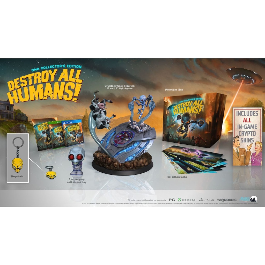 THQ Nordic Spielesoftware »Destroy All Humans 1 Remake DNA Collectors Edition«, Xbox One