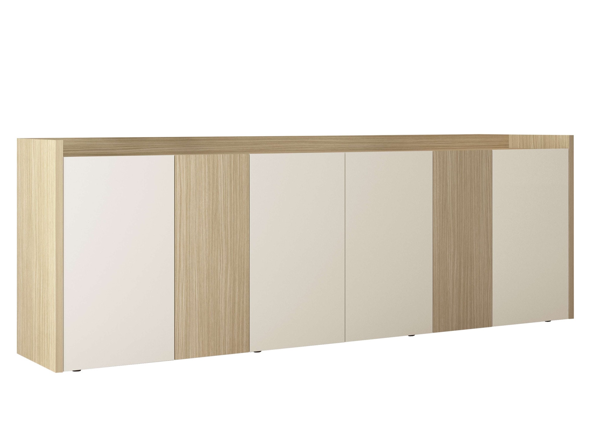 OTTO home Sideboard "Sideboard ALTEA, Kommode, Schrank, Kredenz" 1 Stk. tlg. Mit 6 Drehtüren, 6 Innenfächer, B.220 cm