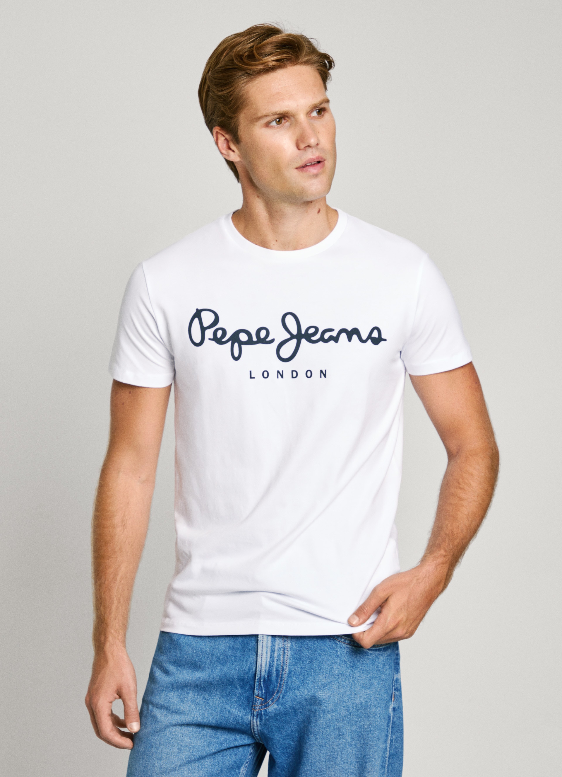 Pepe Jeans T-Shirt, mit Markenprint vorne günstig online kaufen