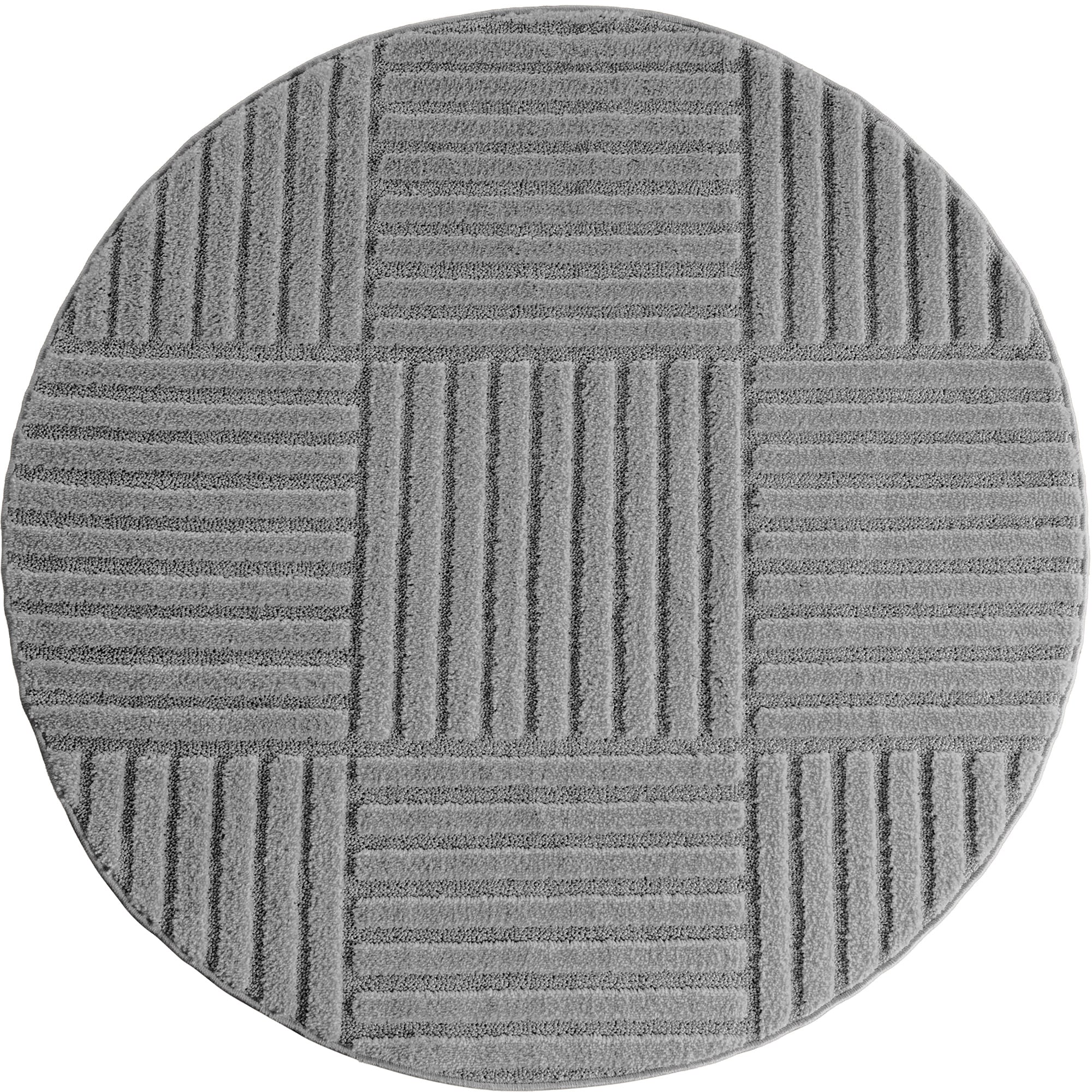 Ayyildiz Teppiche "ART 1123, auch als Läufer und in Rund erhältlich" rund 8 mm Höhe Boho Design, 3D Optik, Struktur Hoch Tief, skandinavisch, Wohnzimmer