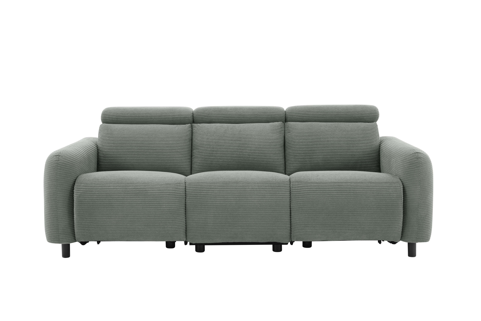 Home affaire 3-Sitzer »SKAANE in Cord, Sofa mit manueller u. elektrischer Relaxfunktion«, Relax-Funktion in 2 Sitzen, Kopfteilverstellung, Federkernpolsterung