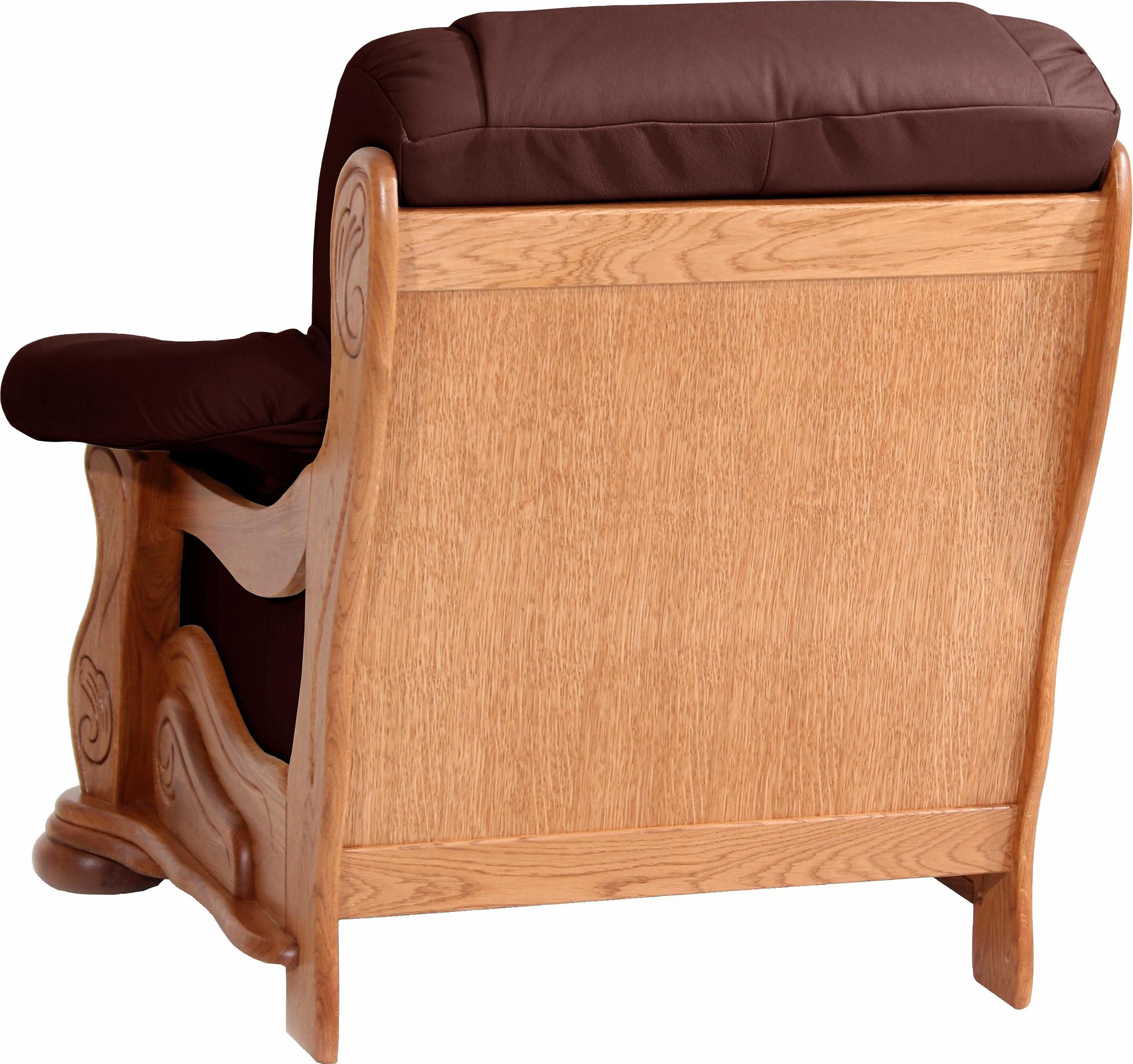 Max Winzer® Sessel »Texas, Loungesessel«, mit dekorativem Holzgestell