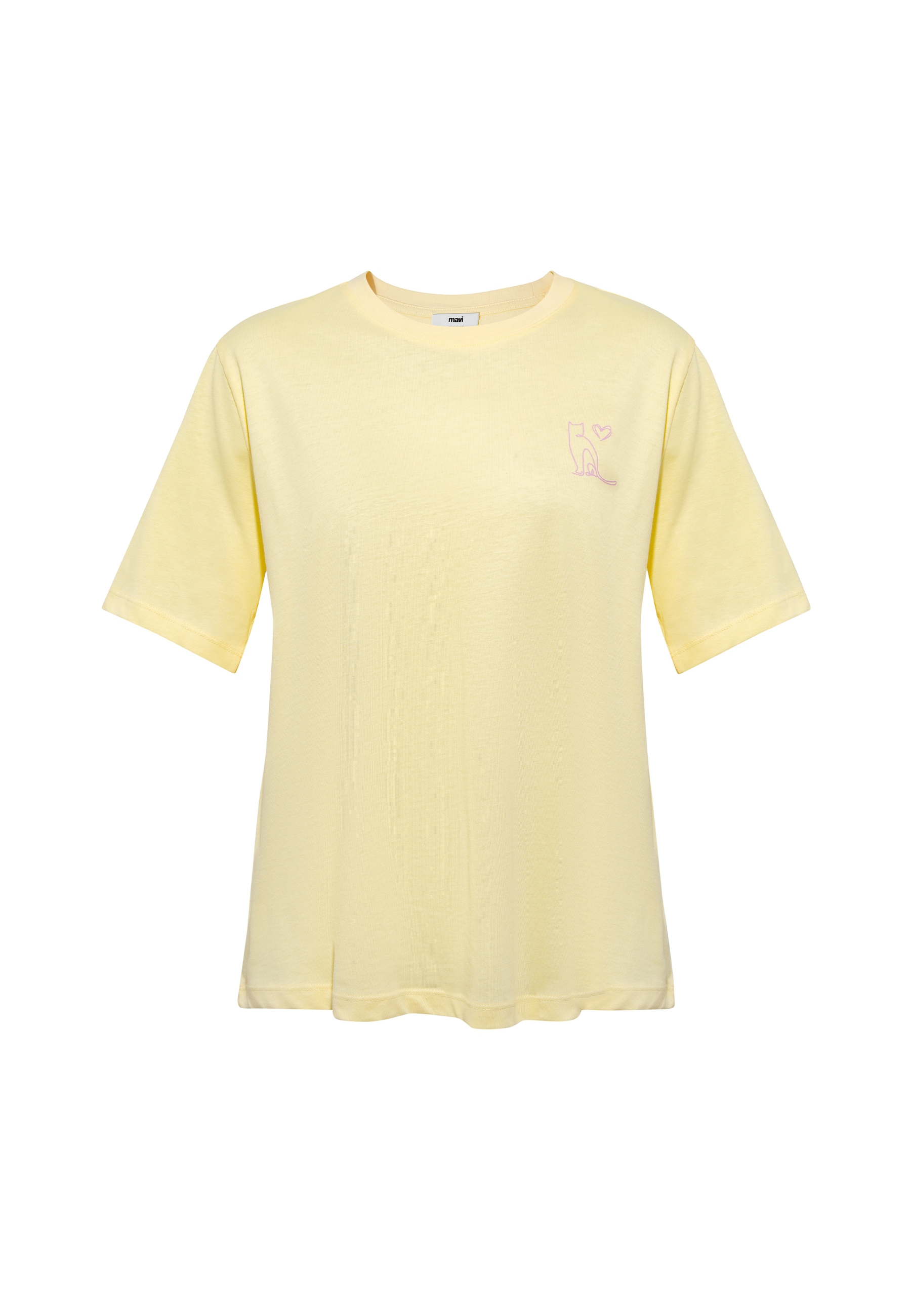 Mavi T-Shirt »GRAPHIC PRINTED FASHION JERSEY« Katzen T-Shirt