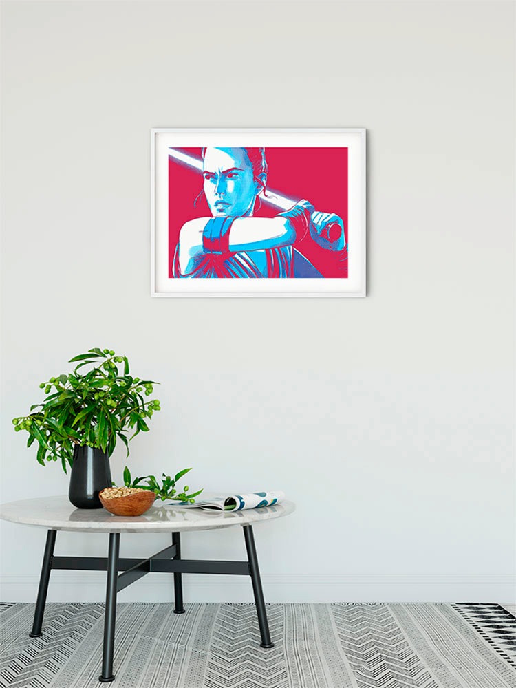 Komar Bild »Star Wars Faces Rey« Star Wars 1 Stk. tlg. Wandbild zur Dekoration im Kinderzimmer - ohne Rahmen