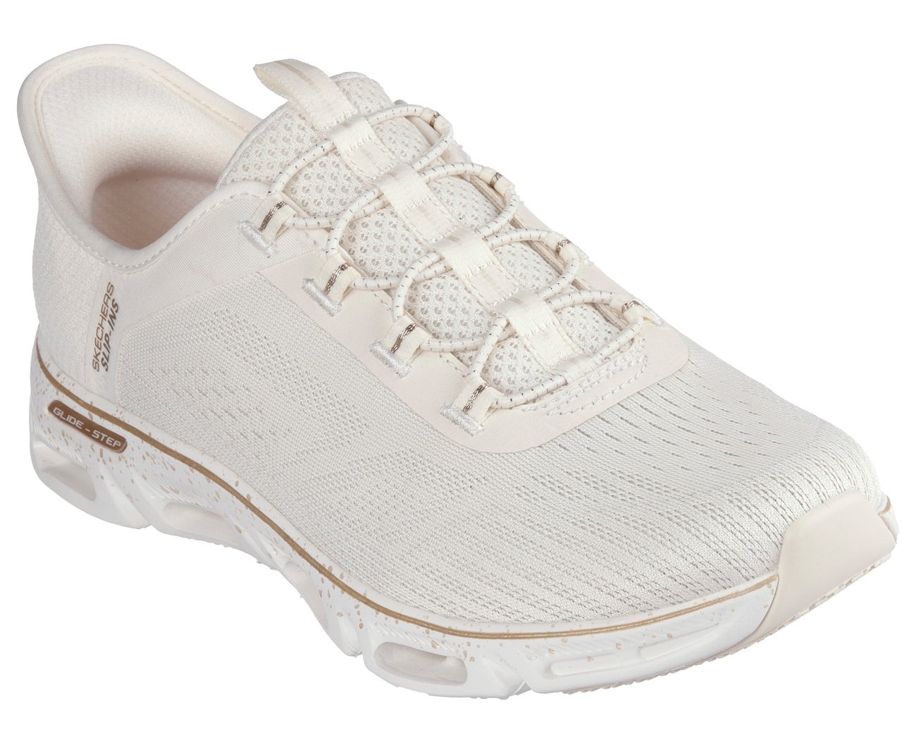 Skechers Slip-On Sneaker »GLIDE-STEP GRATIFY-PACE«, Schlupfschuh, Komfortschuh mit elastischer Schnürung