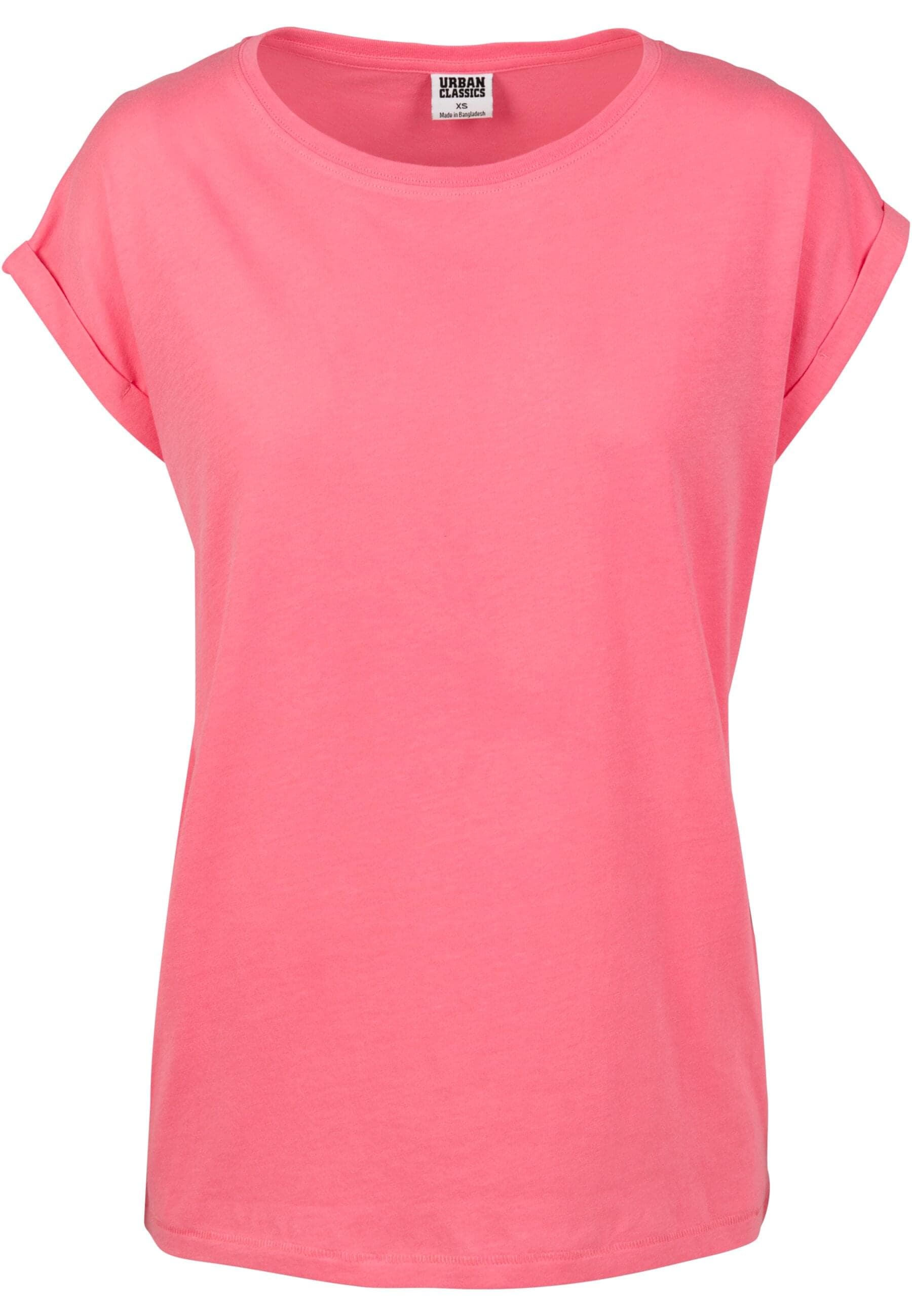 URBAN CLASSICS Kurzarmshirt "Urban Classics Damen Ladies Extended Shoulder günstig online kaufen