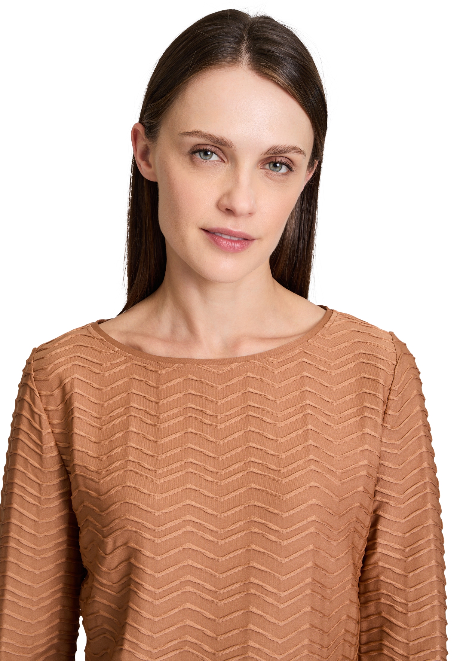 Betty Barclay 3/4-Arm-Shirt »Betty Barclay Damen Strukturshirt mit U-Boot-Ausschnitt«, (1 tlg.), Material