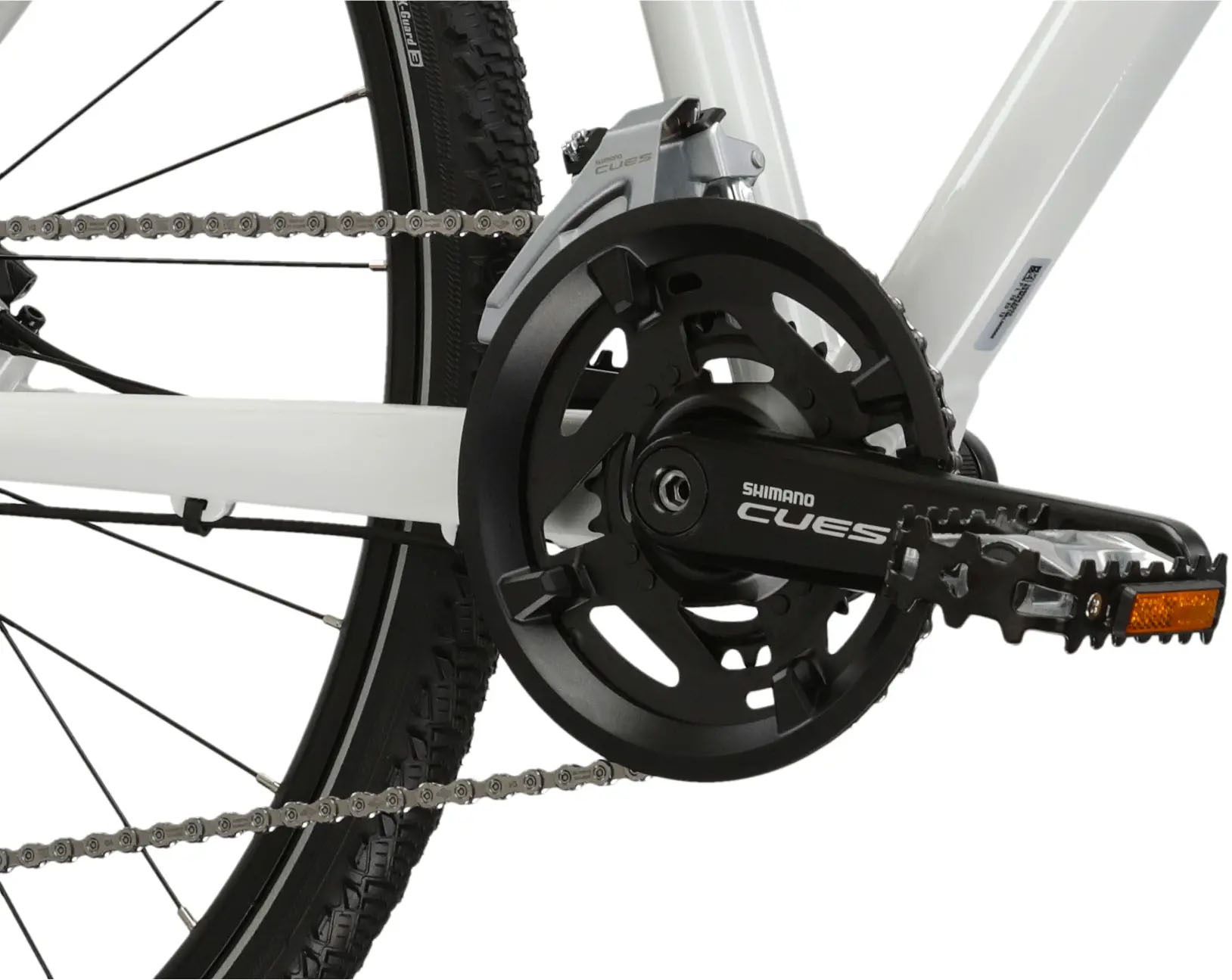 Kross Crossrad »KROSS Crossbike Evado 7.0 28" weiß 20 Gänge«, 20 Gang, Shimano, Cues U6000 Schaltwerk, Kettenschaltung
