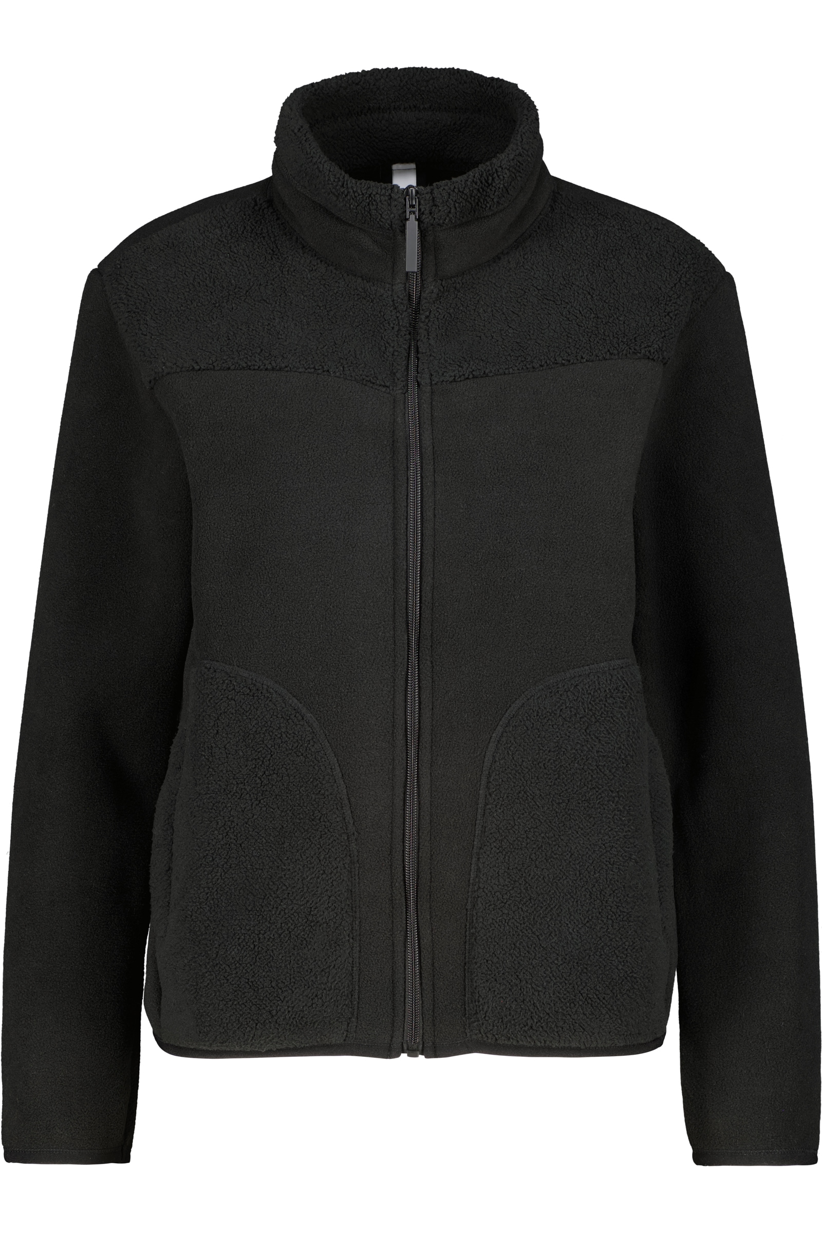 Alife & Kickin Fellimitatjacke "Damen LysannAK T Übergangsjacke, Jacke" mit Stehkragen aus Teddyfleece und weichem Materialmix