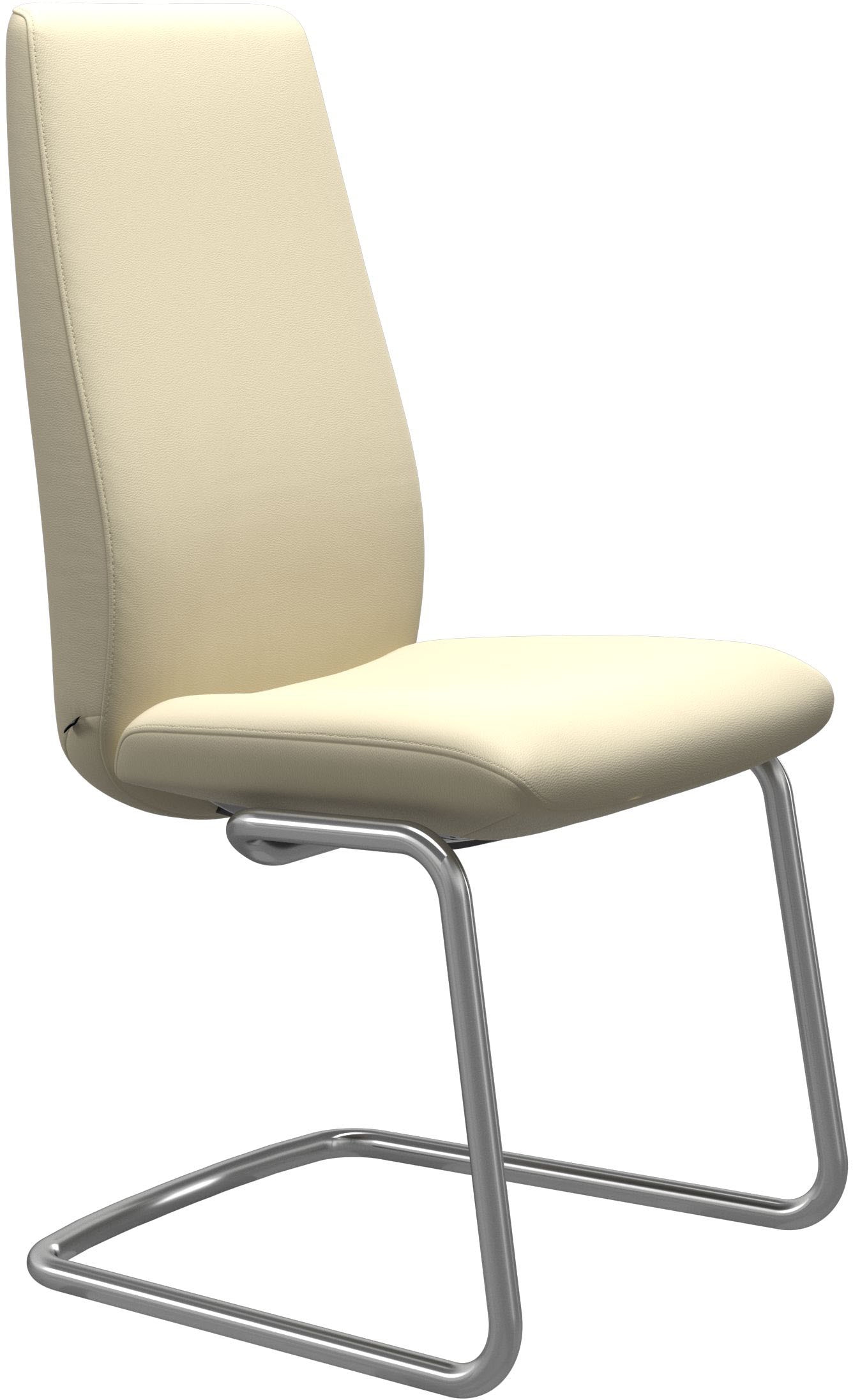 Stressless Polsterstuhl "Laurel", Leder PALOMA, High Back, Größe L, mit Beinen aus Stahl in Chrom glänzend