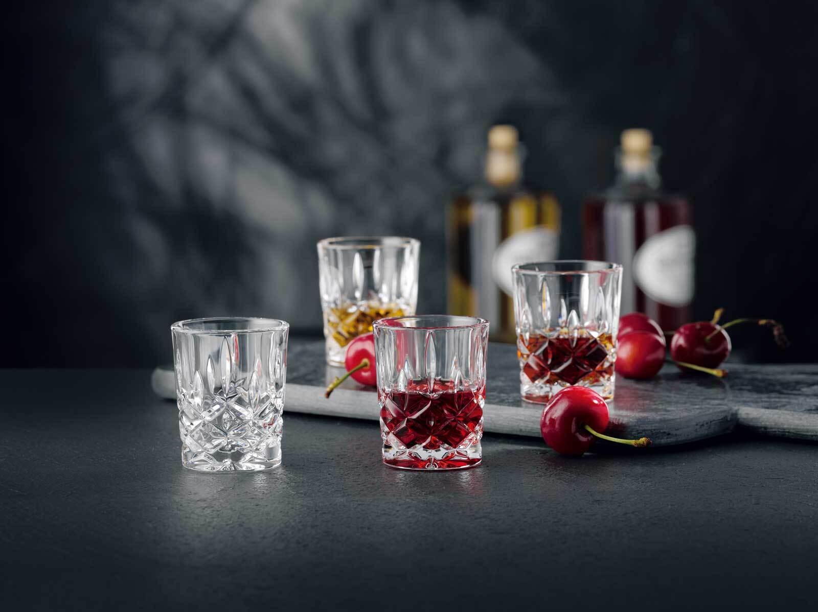 Nachtmann Schnapsglas »Schnapsgläser Noblesse 55 ml 4er Set transparent« Erhöhte Bruchfestigkeit, Kristallglas, spülmaschinenfest