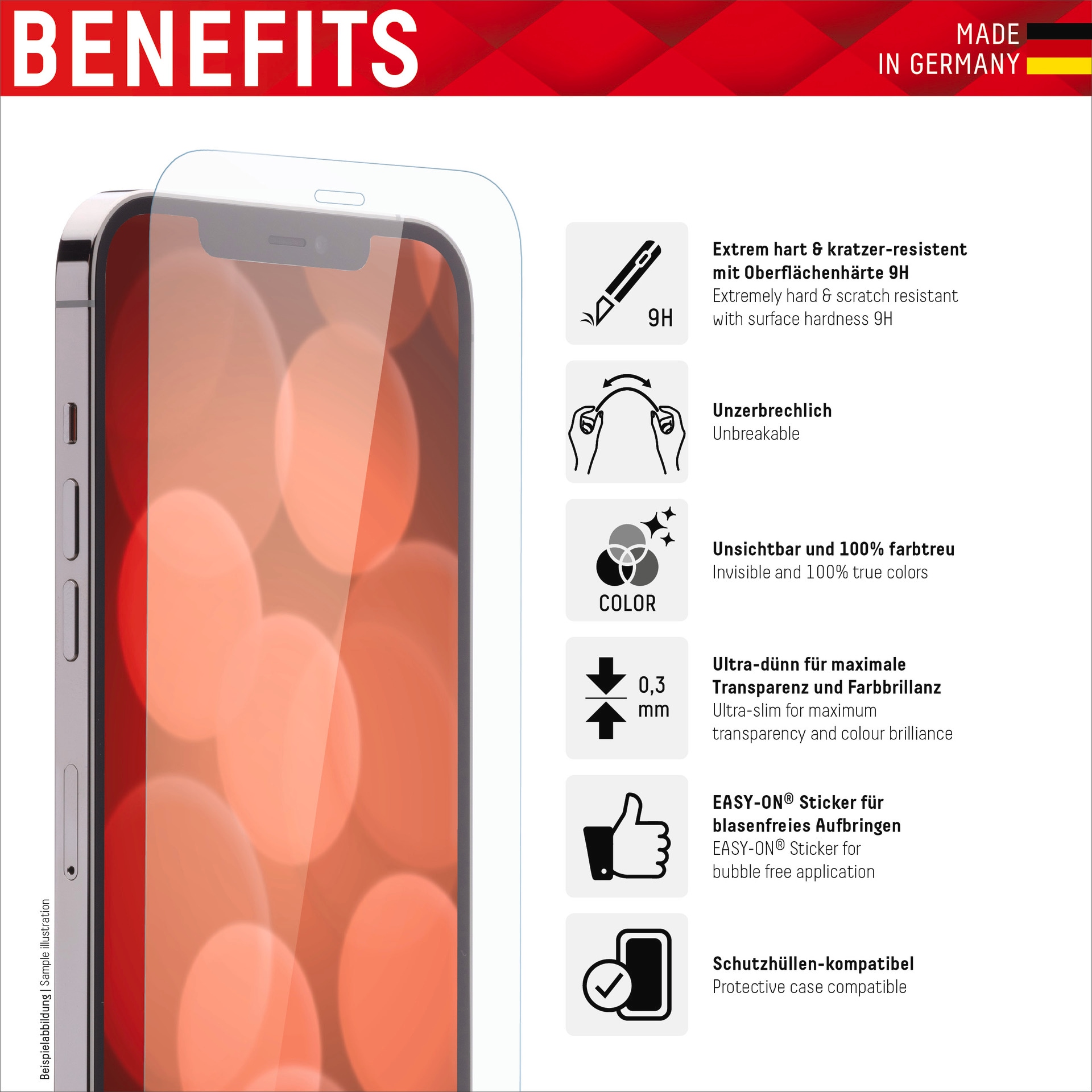 Displex Displayschutzglas »Smart Glass - Apple iPhone XR/11«