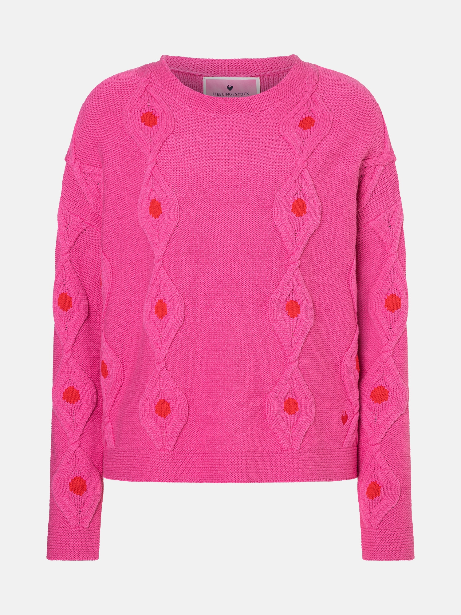 Lieblingsstück Strickpullover »KivaL« mit Zopfmuster