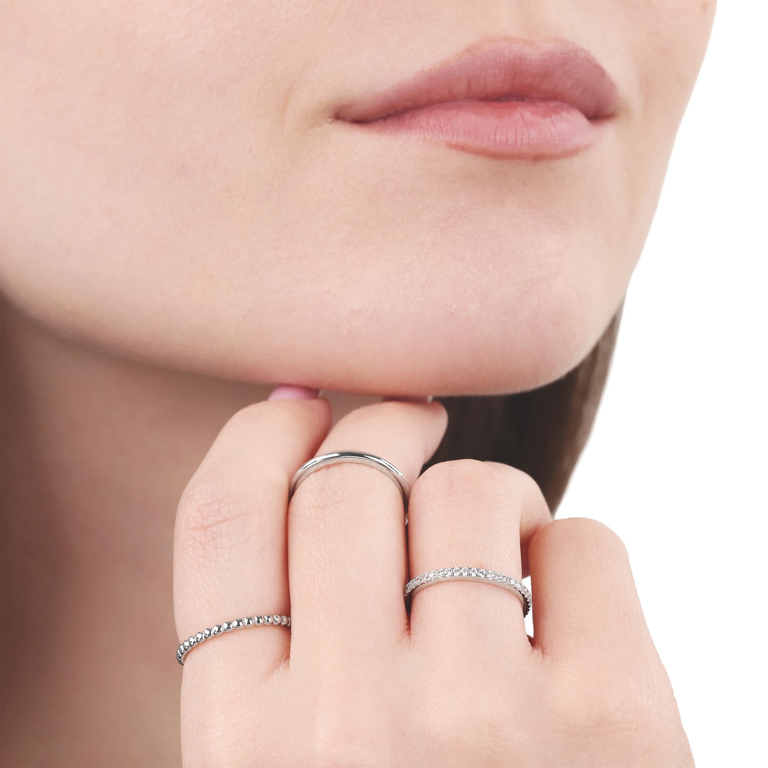 TOM TAILOR Ring-Set »Multipack Schmuck Geschenk Silber 925« mit Zirkonia (synth.)