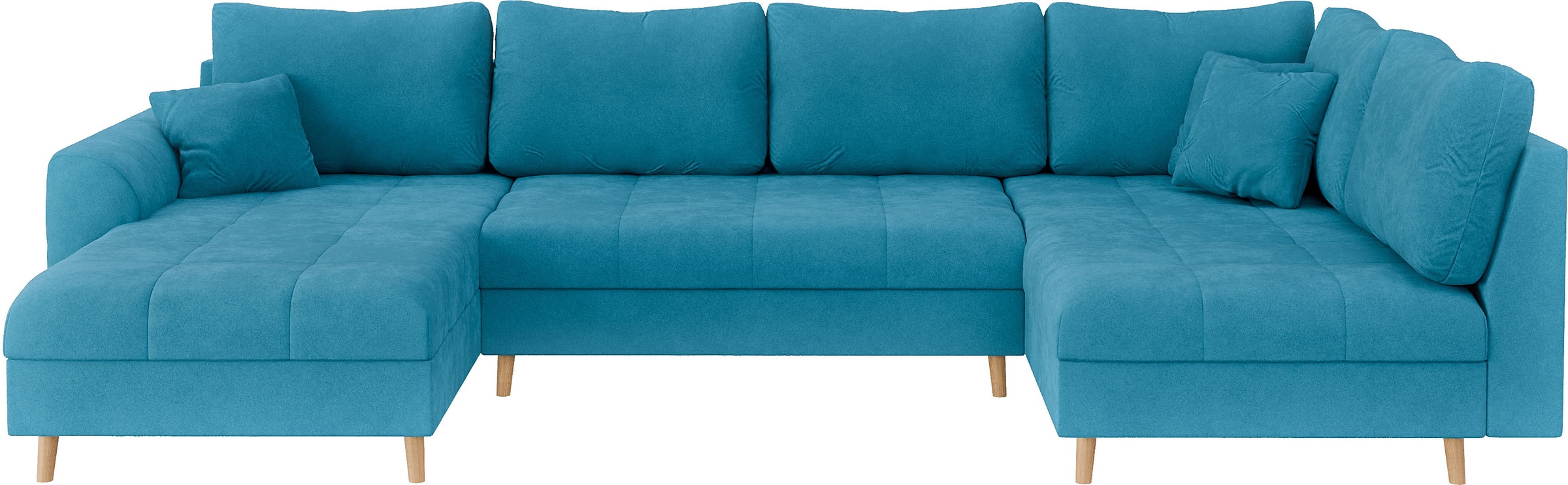 Home affaire Wohnlandschaft "CHARRE U-Form mit Ottomane, Maße B/T/H: 310/16 günstig online kaufen