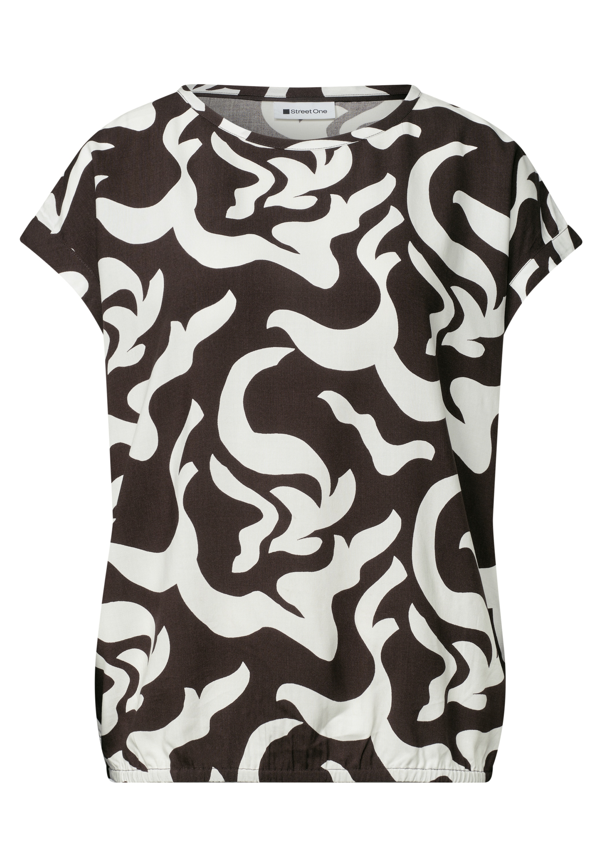 STREET ONE Hemdbluse mit allover Print