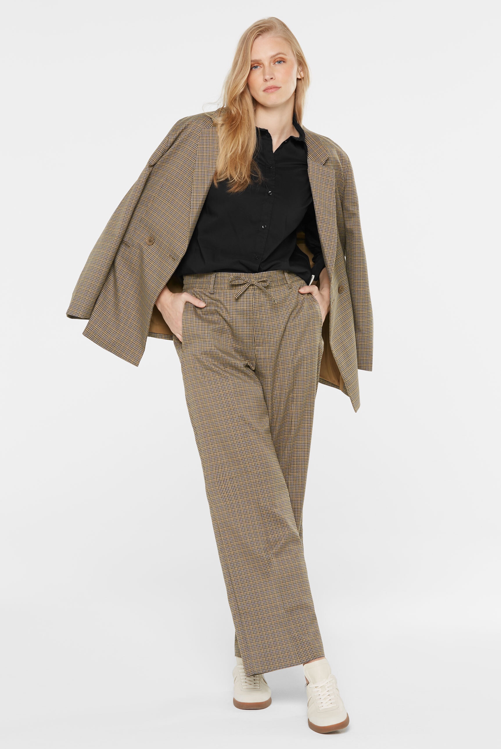 SENSES.THE LABEL Langarmbluse, mit Baumwolle