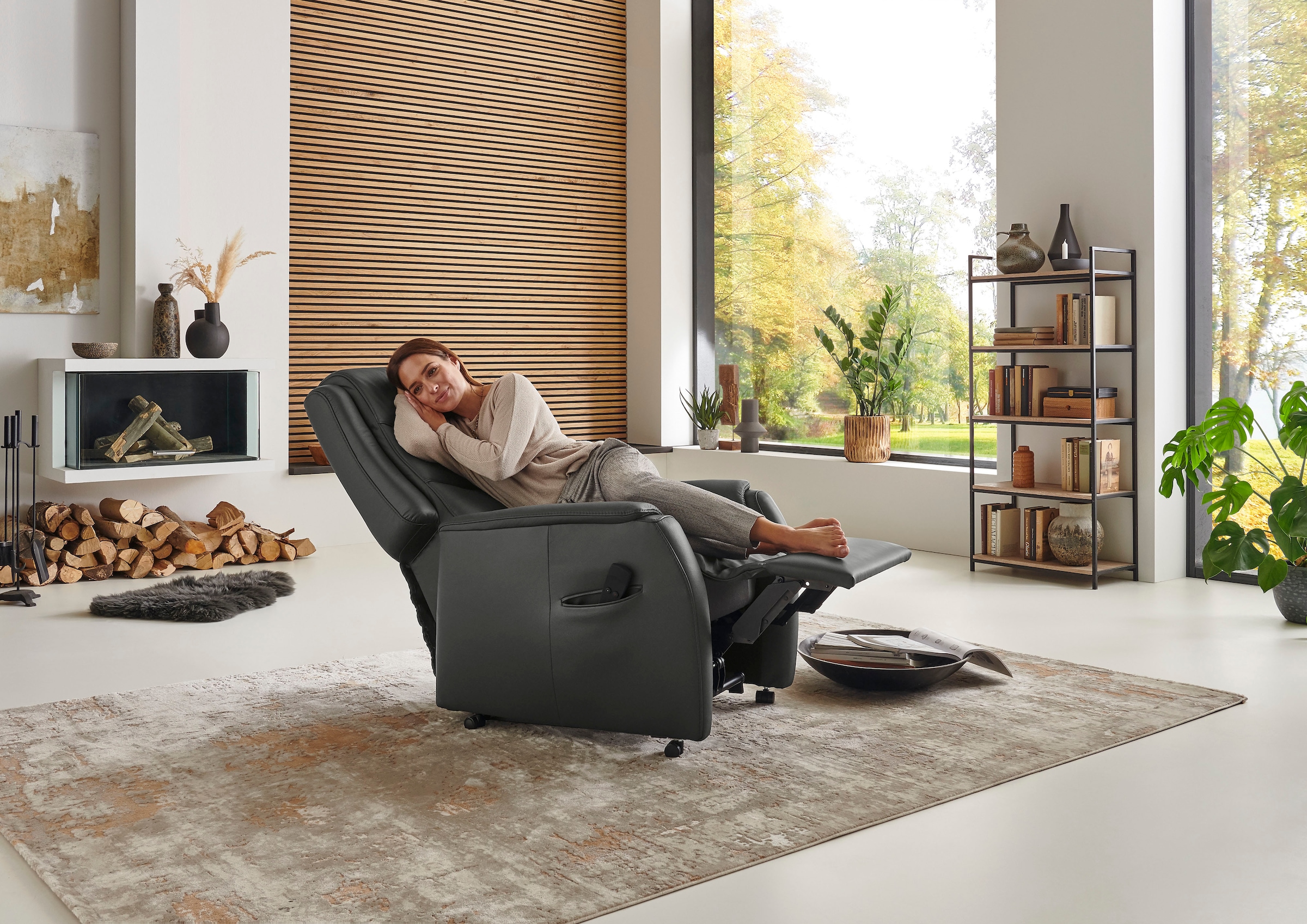 HUKLA Sessel »HU-RV15038« Wahlweise 1- oder 2-motorische Verstellung, inkl. Aufstehhilfe