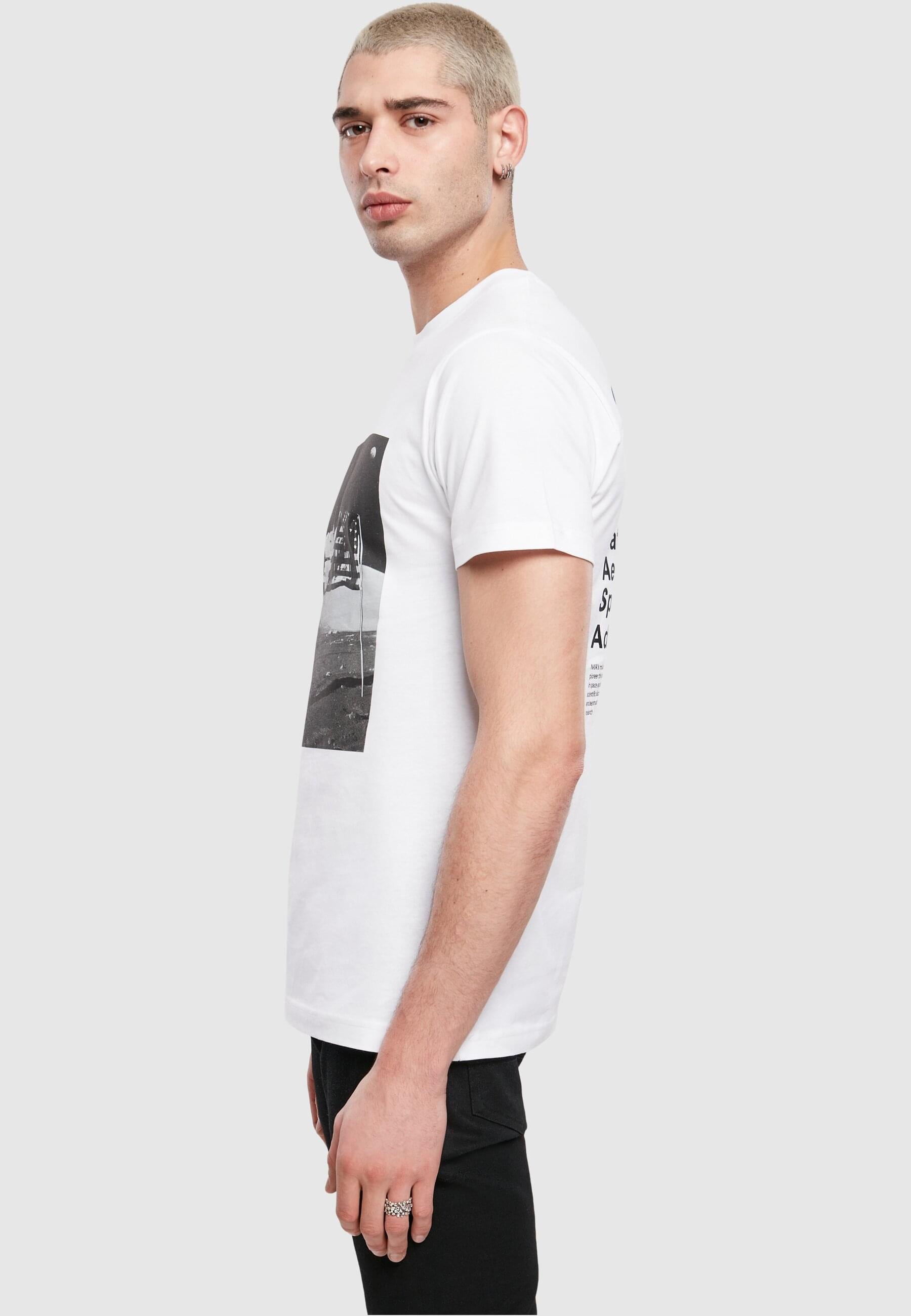 MisterTee T-Shirt »MisterTee Herren NASA Moon Landing Tee«, (1 tlg.)