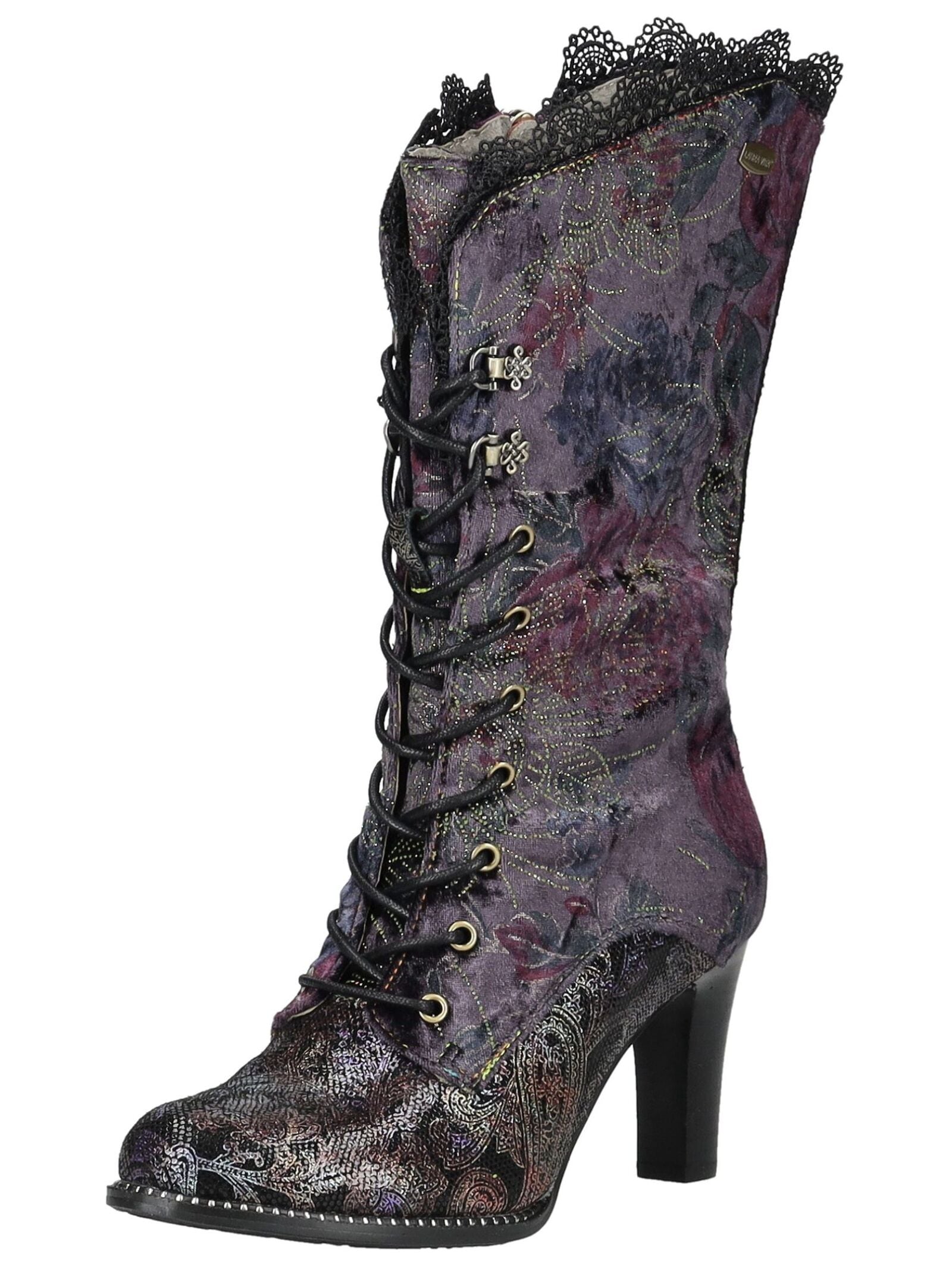 LAURA VITA High-Heel-Stiefel "LAURA VITA Stiefel Leder/Textil" günstig online kaufen