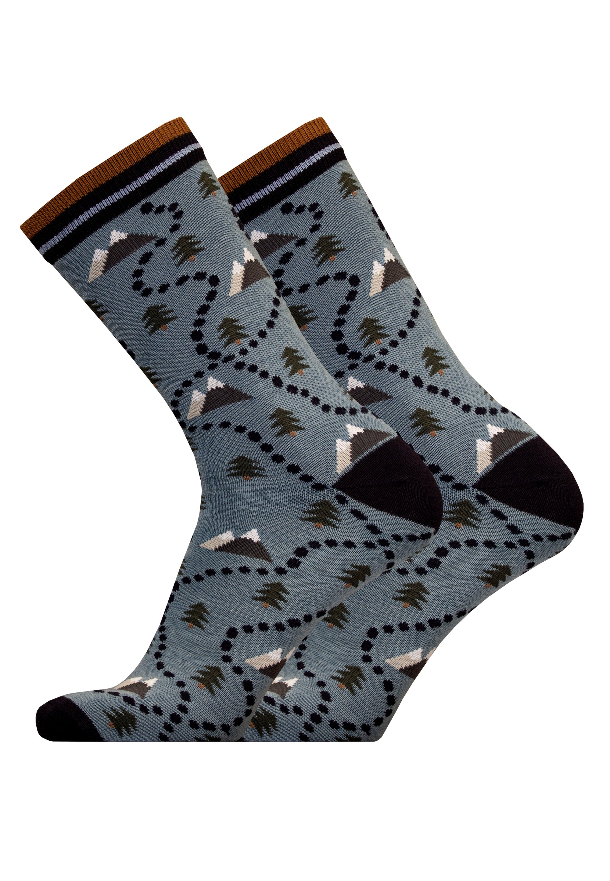 Socken »PATH«, (2 Paar), mit tollem Muster