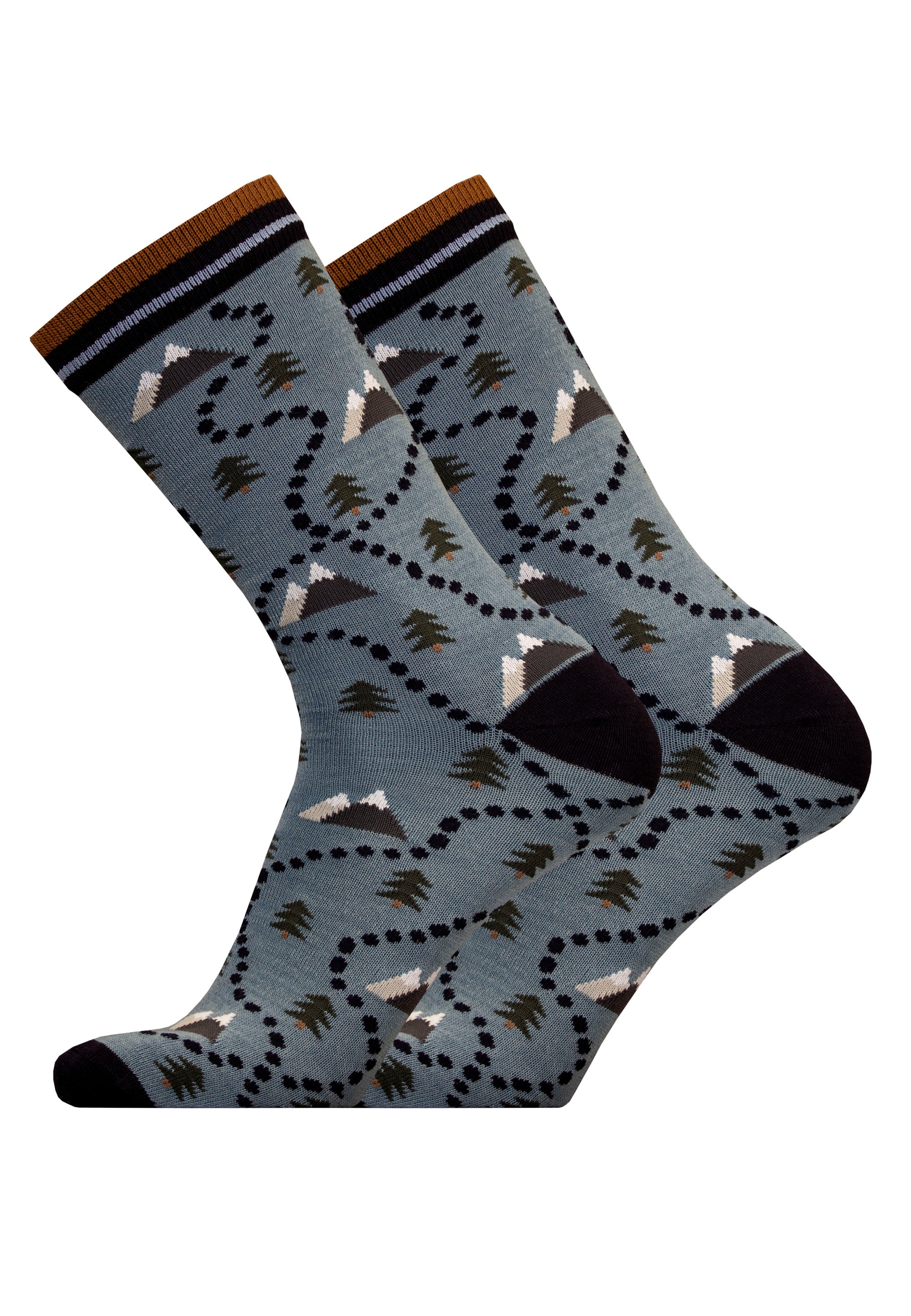 UphillSport Socken "PATH", (2 Paar), mit tollem Muster