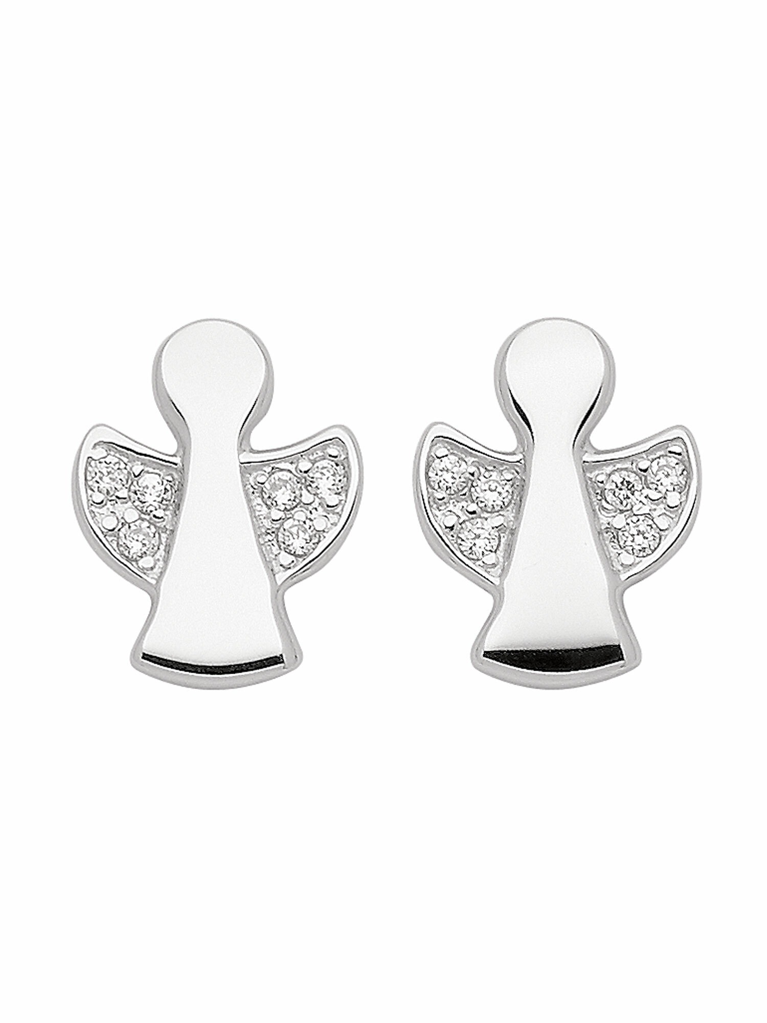 Adelia´s Paar Ohrhänger »1 Paar 925 Silber Ohrringe / Ohrstecker mit Zirkonia« 925 Sterling Silber mit Zirkonia Silberschmuck für Damen