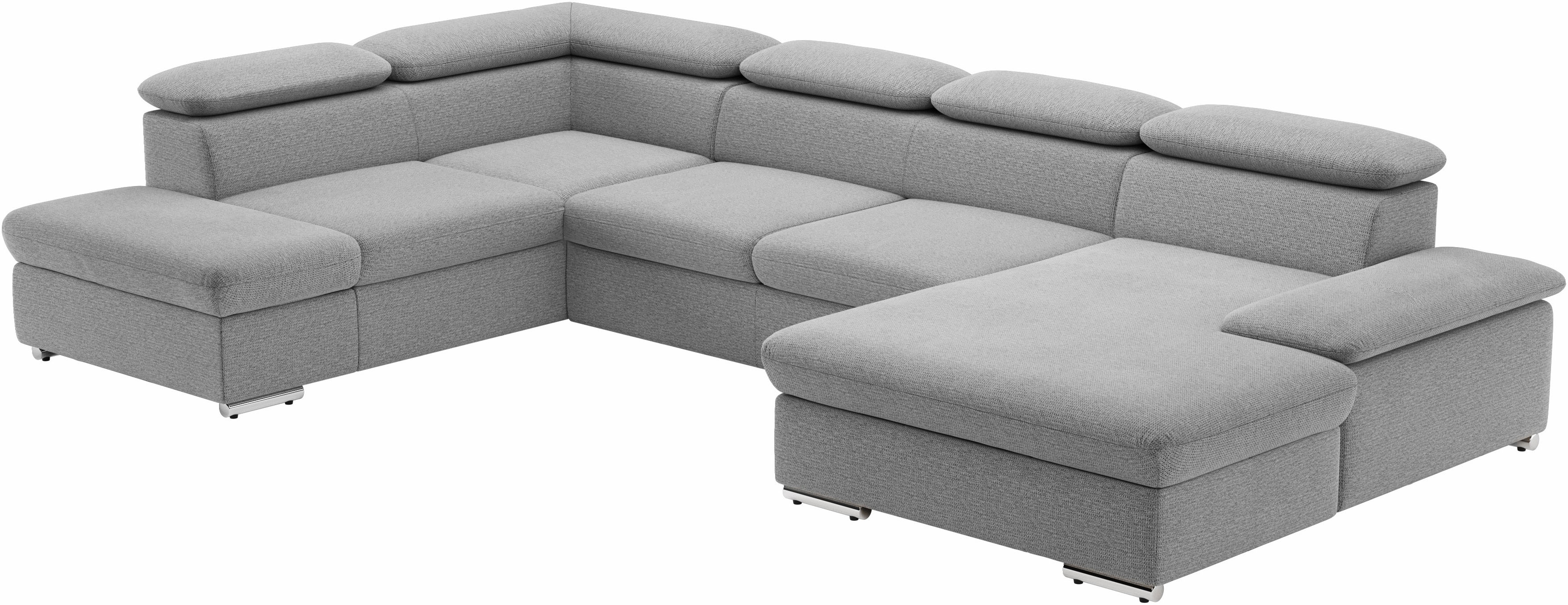 Thumbnail - sit&more Wohnlandschaft "Valantine U-Form, B: 349 cm" mit Arm- & Kopfteilverstellung, optional mit Bettfunktion