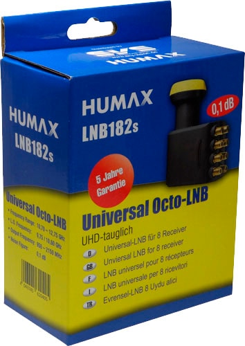Humax SAT-Antenne »LNB 182s Gold Octo Universal LNB«