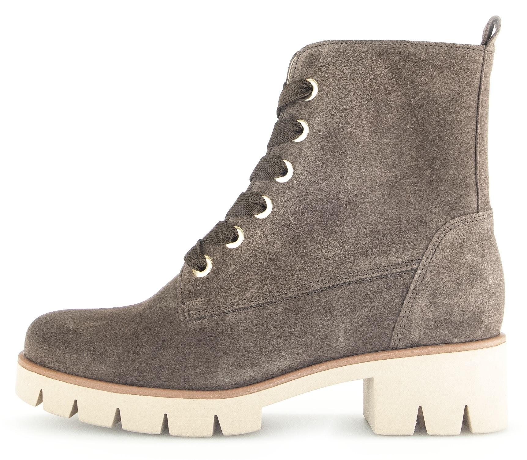 Gabor Schnürstiefelette, Blockabsatz, Herbstmode, Schnürboots mit Best Fitting-Ausstattung