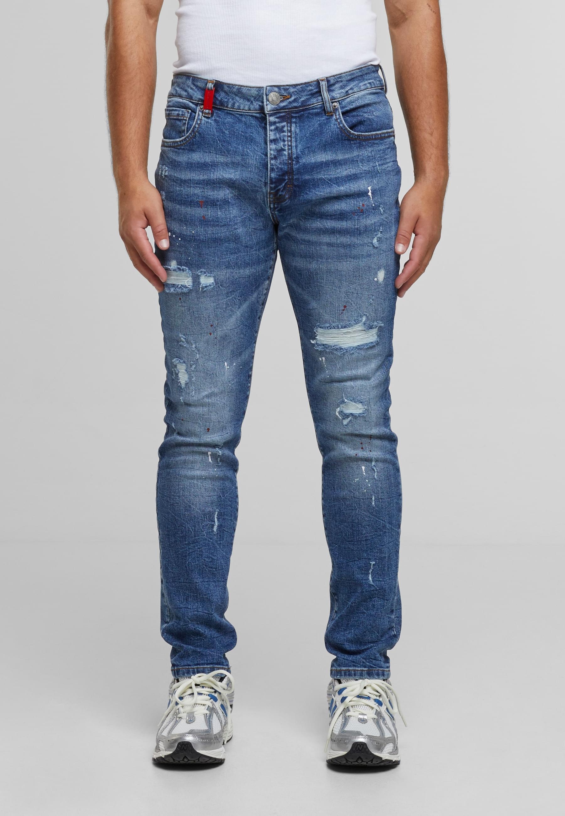 2Y Premium Bequeme Jeans »2Y Premium 2Y JULIO RIPPED SLIM FIT JEANS«