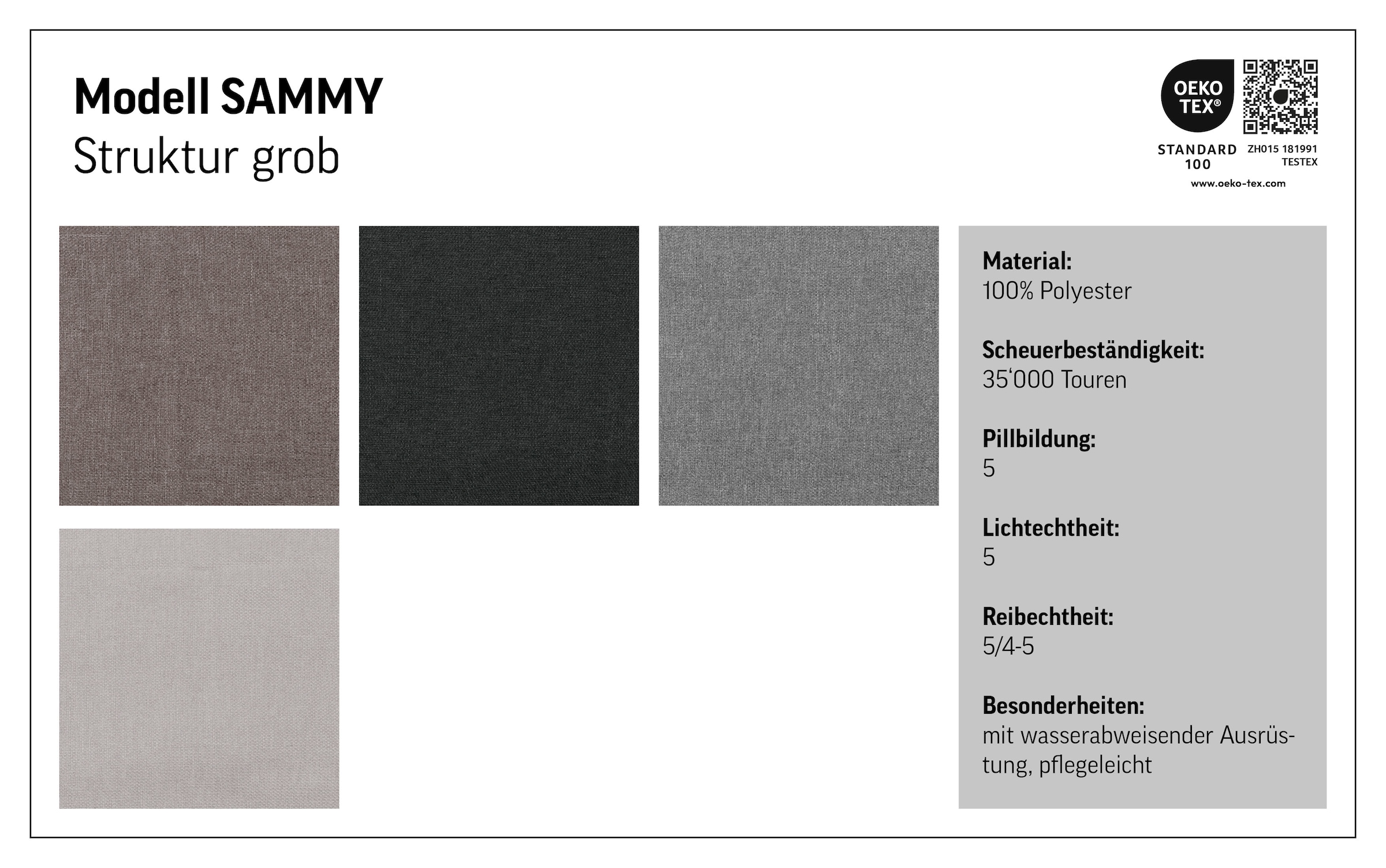 COTTA Ecksofa »Sammy L-Form«, mit Kopfteilverstellung, wahlweise mit Bettfunktion & Bettkasten