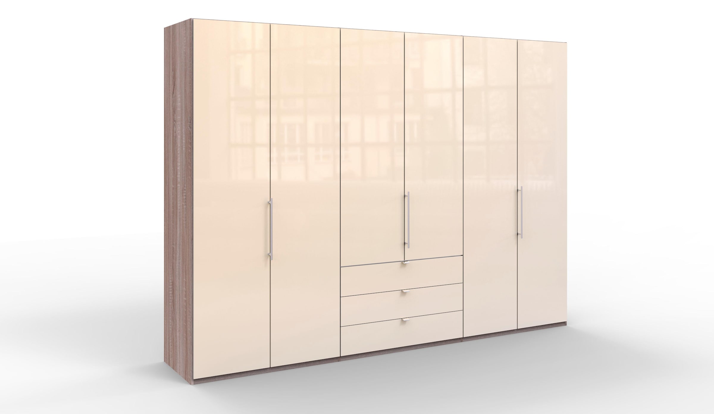 WIEMANN Kleiderschrank »Loft«, Glasfront