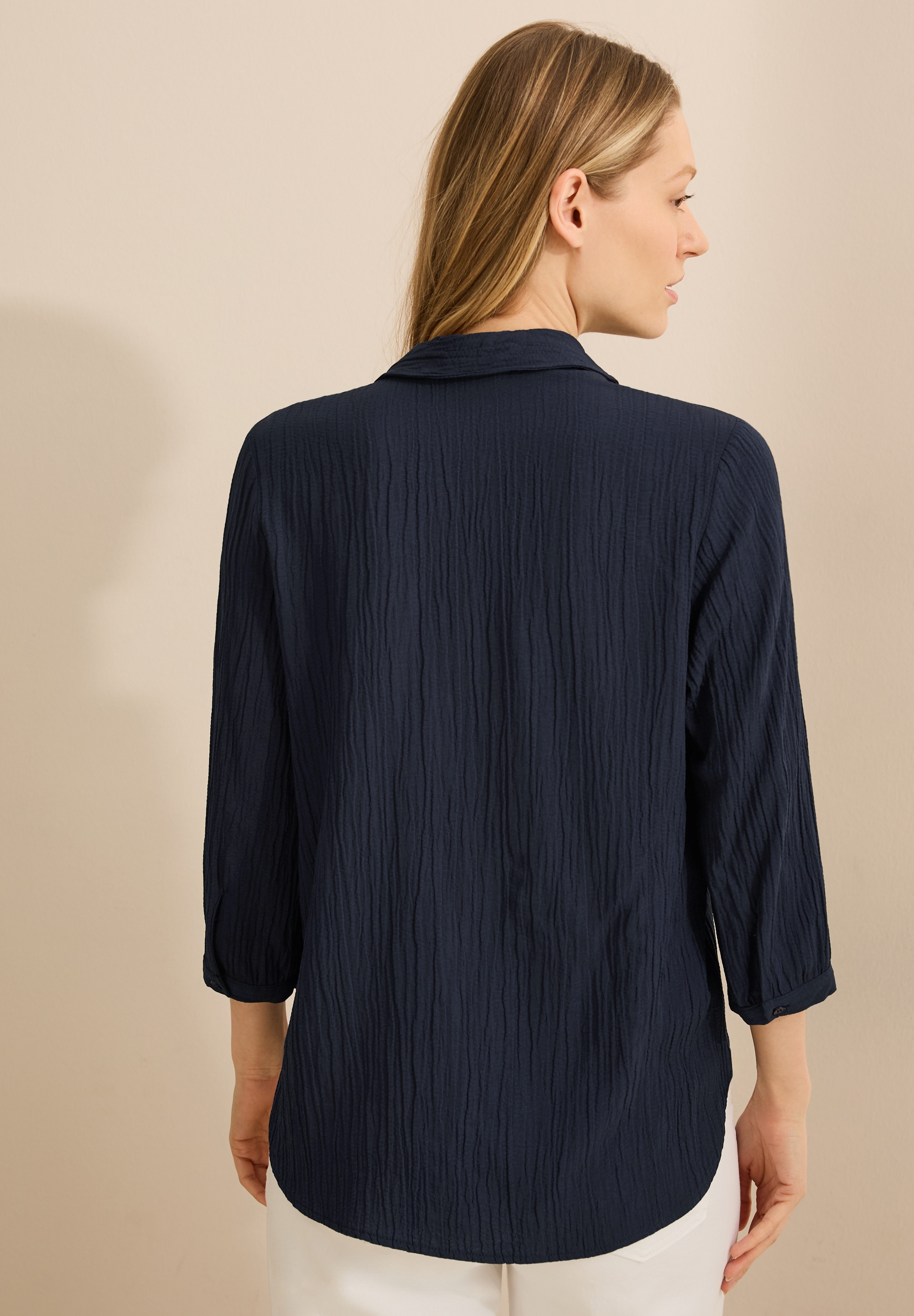 Cecil Klassische Bluse, mit 3/4 Ärmeln
