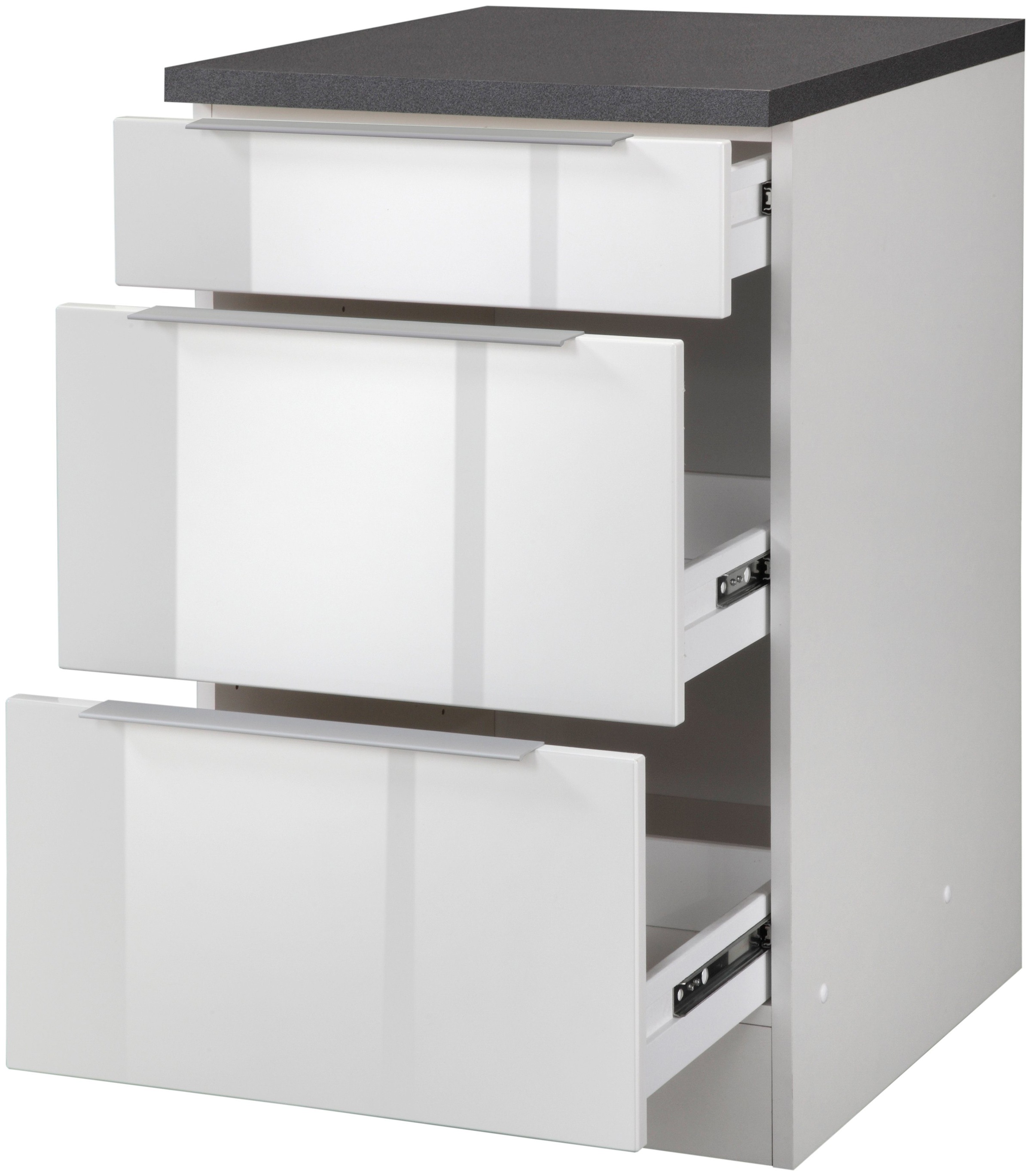 KOCHSTATION Unterschrank »KS-Brindisi« 50 cm breit, inklusive 2 großer Auszüge