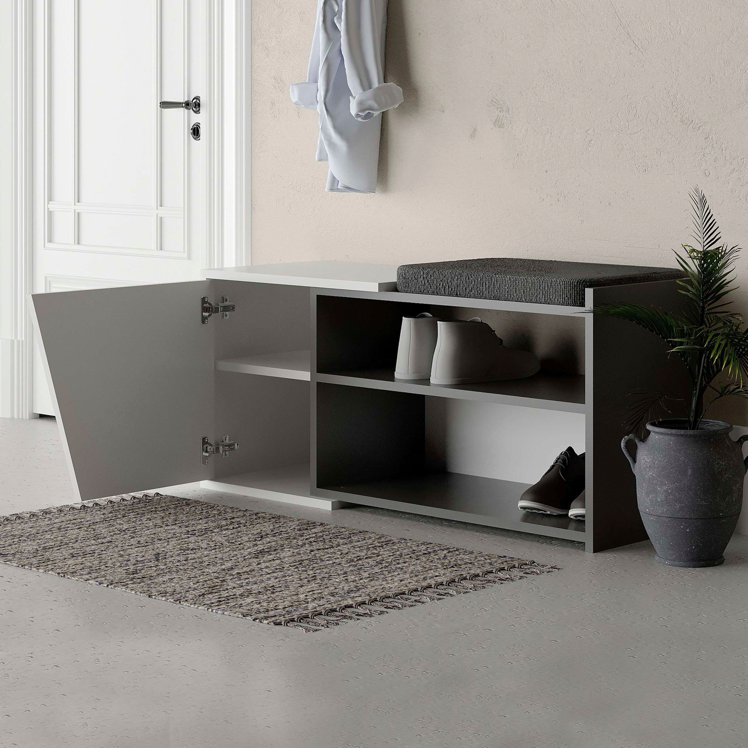 Decortie Schuhschrank »Fiona Schuhschrank«, (Packung), Einfache Montage,Platzsparend